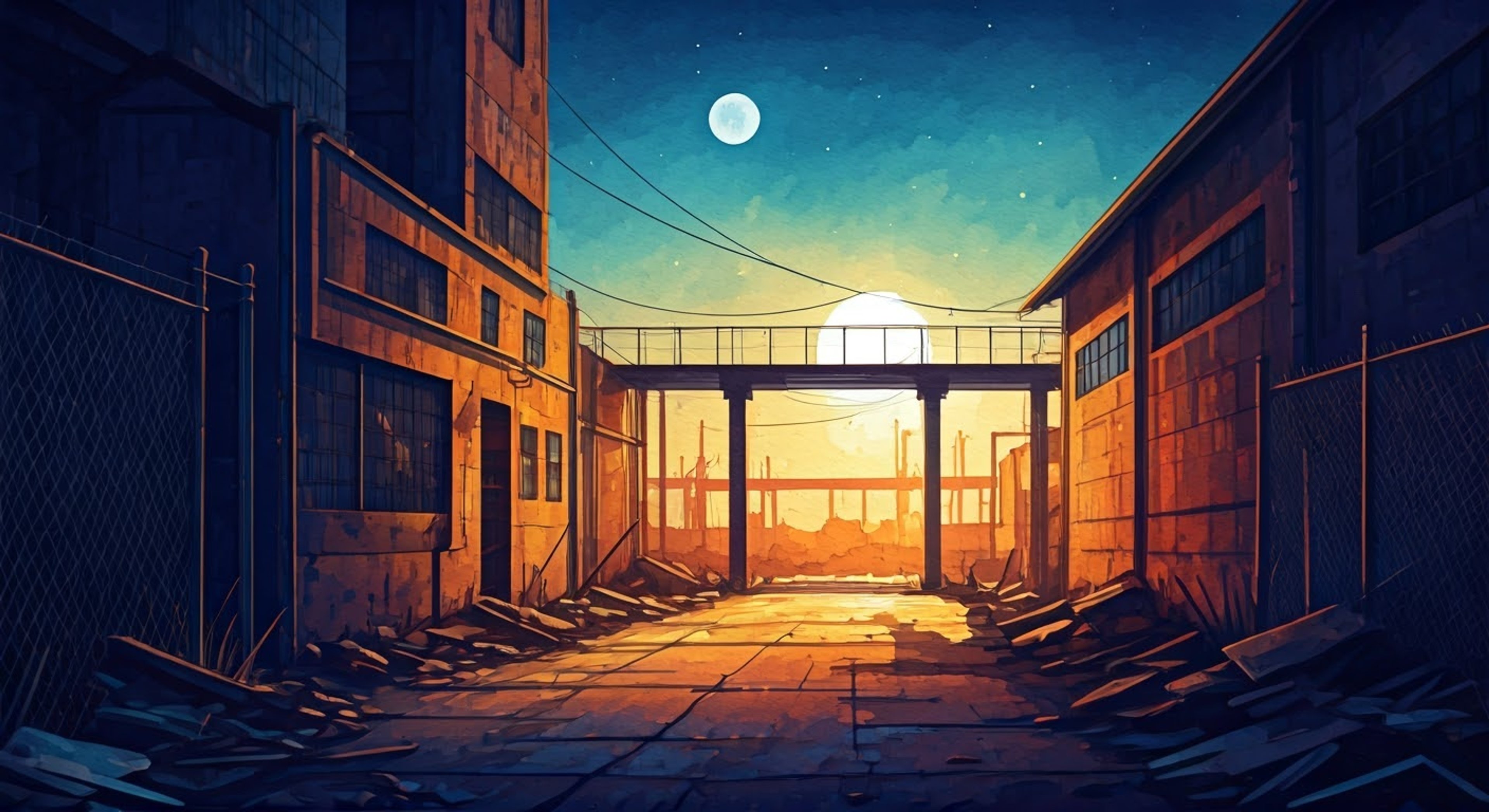 You join Clair Aoki on a dangerous mission tracking a coin-bearer through abandoned industrial buildings at night. She believes this target knows something about her sister's whereabouts and transformation. Using your unique abilities alongside her tactical mind, you must help corner and interrogate this mysterious figure while avoiding detection by other hostile coin-bearers in the area.