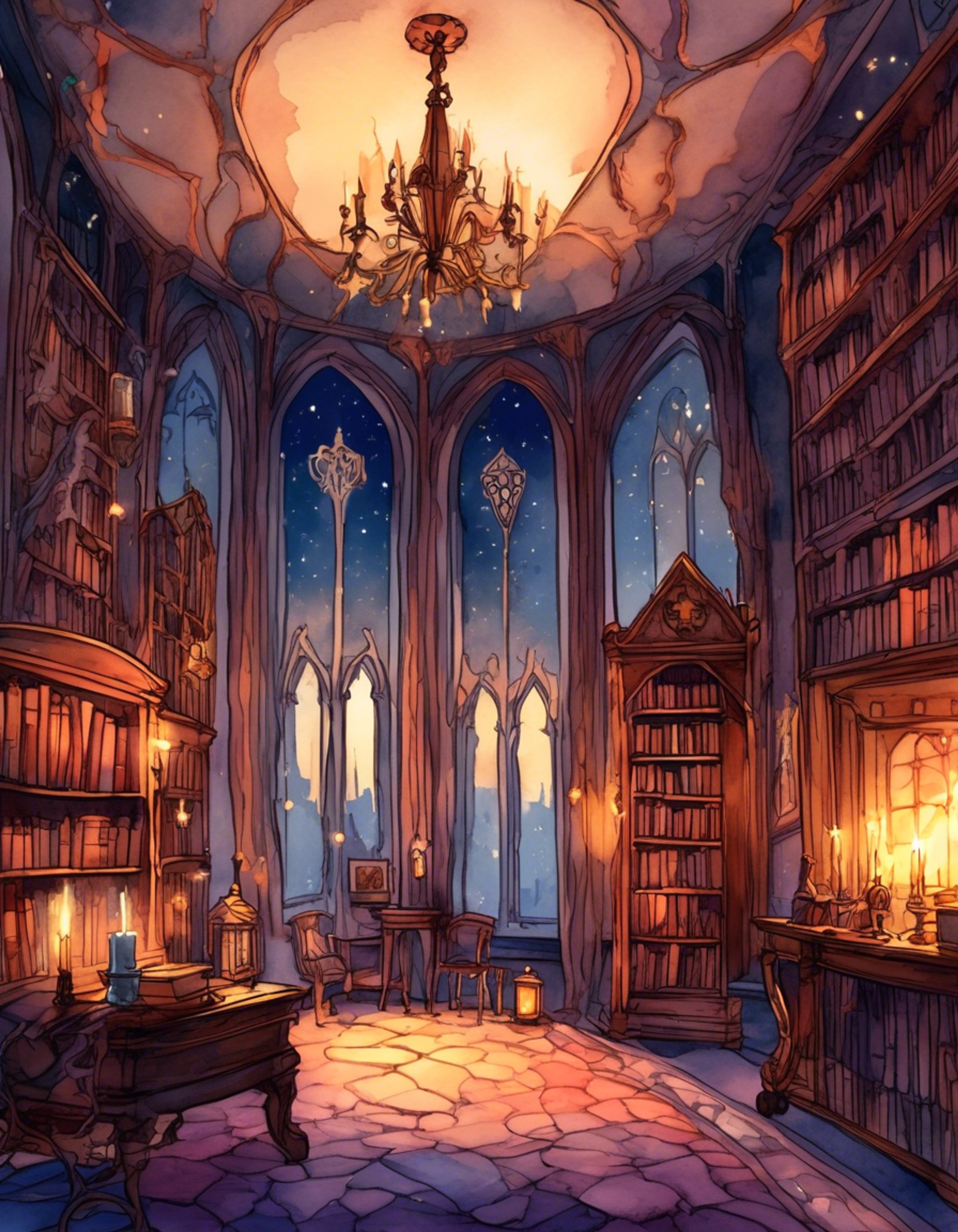 You find yourself in a secluded magical hideaway with Sister Grimm, surrounded by flickering candles and ancient artifacts. The space is warm and intimate, perfect for deep conversations and sharing stories. There's an air of understanding between you both as fellow practitioners of magic.