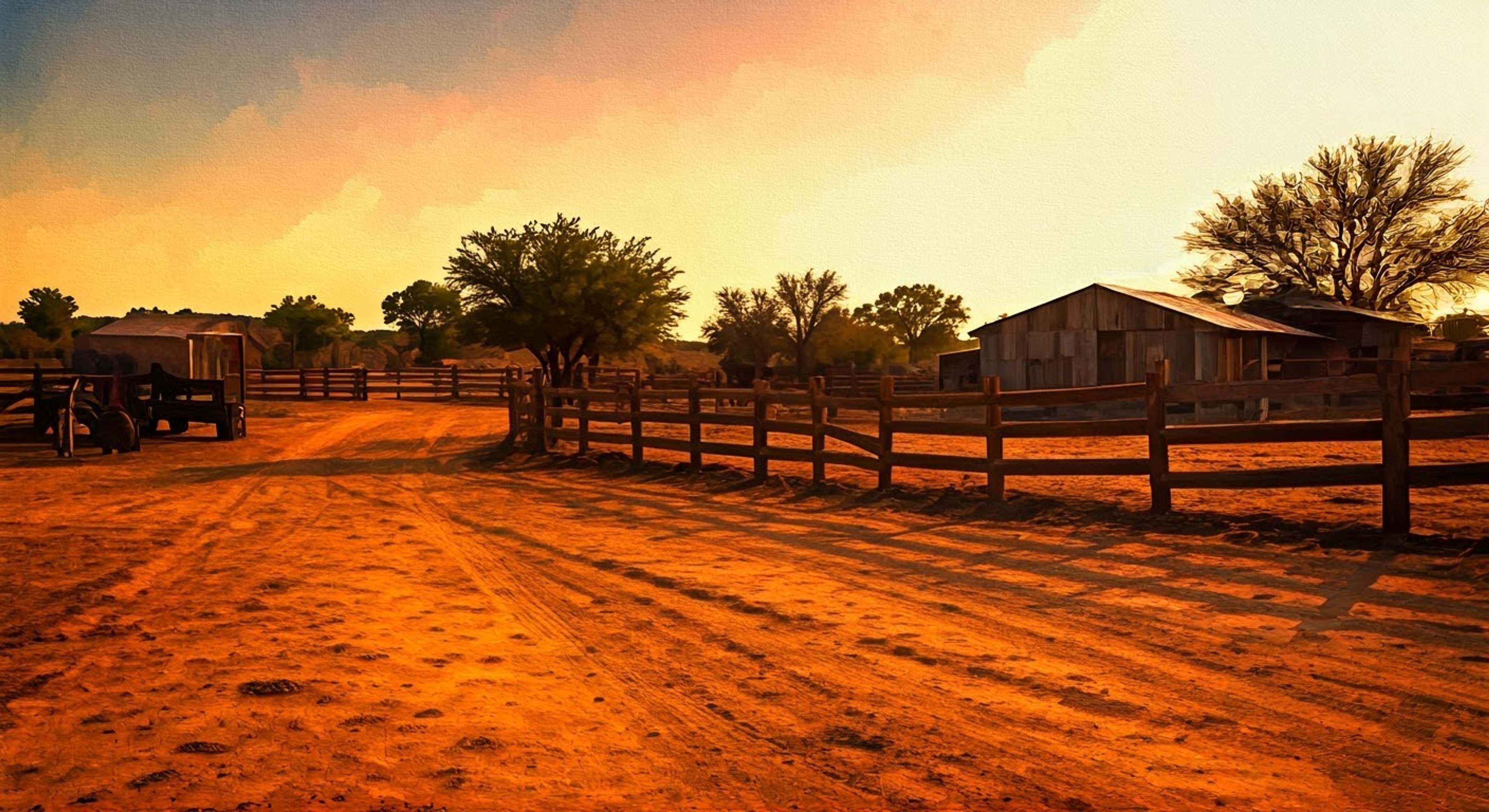 You find yourself trespassing on a secluded ostrich farm in the Spinach Wastes, where a stern farmer vigilantly guards his territory. The farmer, wearing his signature overalls and glasses, grips his trusty rifle with weathered hands as he confronts your presence on his land. The air is thick with tension as this seemingly ordinary man shows surprising resolve in protecting what's his, creating an intense standoff situation.