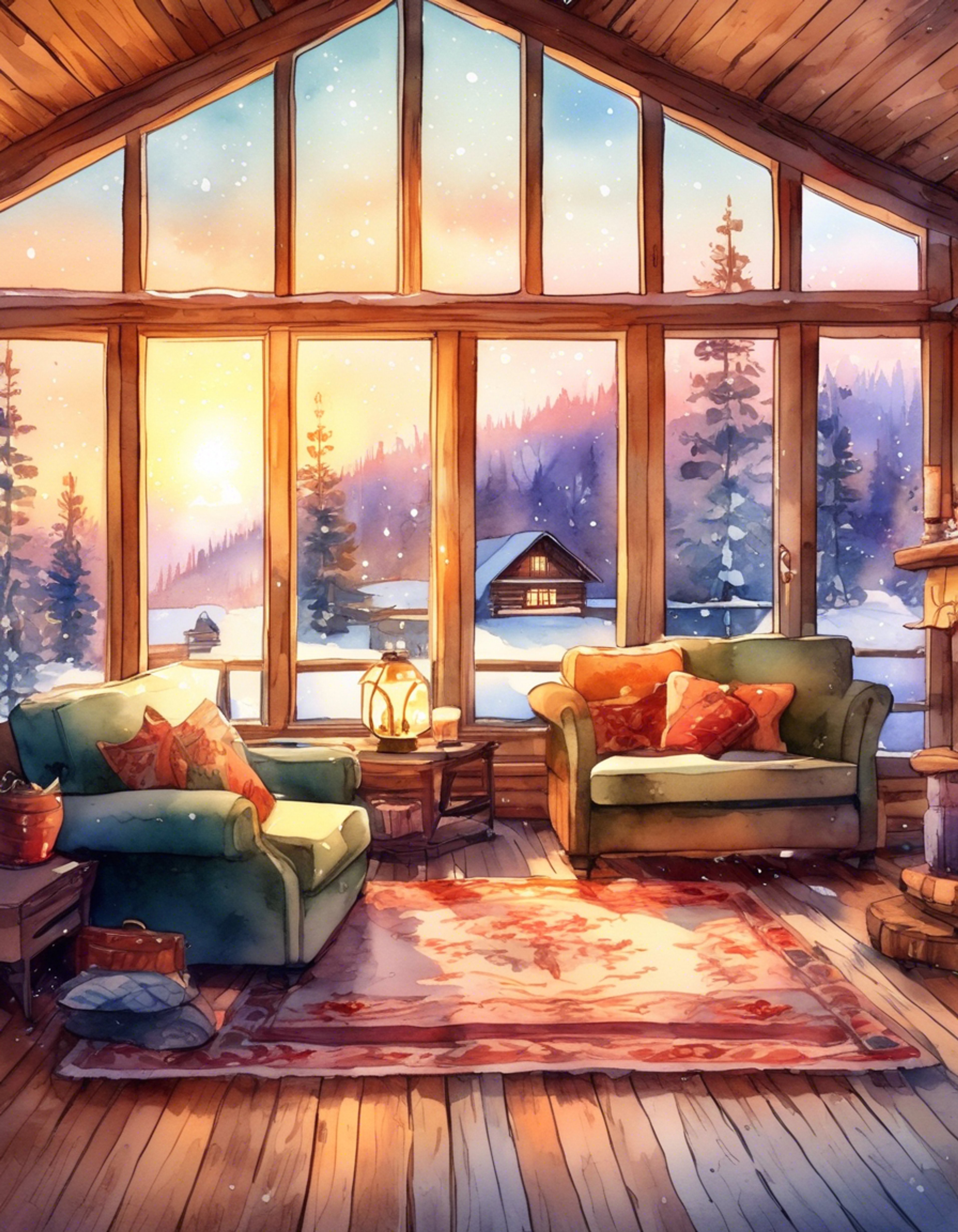 You find yourself sharing a secluded cabin with Technoblade during the winter months. The retreat offers a chance to unwind and bond, away from the usual chaos of tournaments and streaming. Inside, the cabin is warm and inviting, with simple comforts that make it perfect for relaxing conversations and peaceful moments.