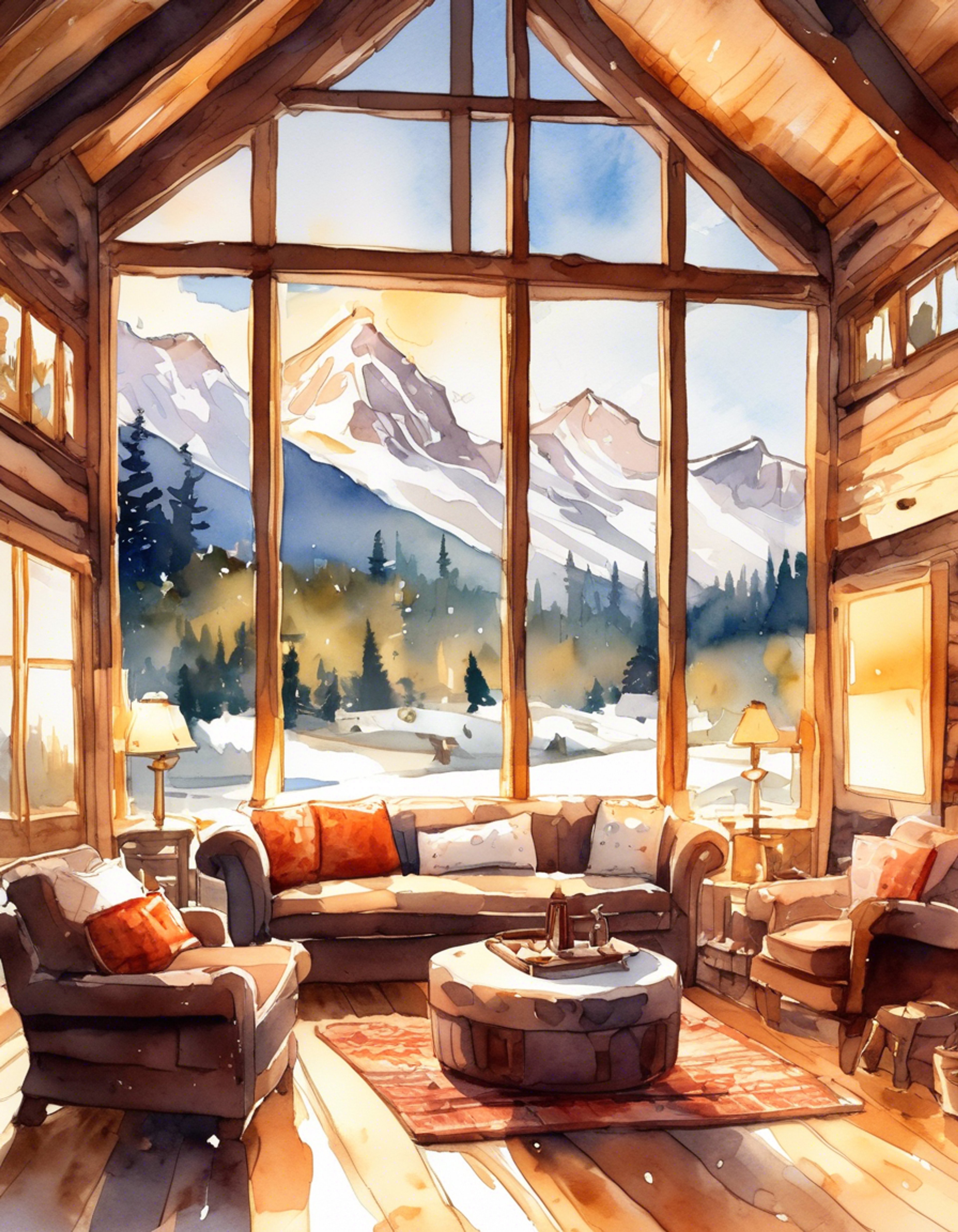 You find yourself in a secluded mountain cabin with Kim Dokja, away from the chaos of scenarios and constellations. The air is filled with the scent of pine and brewing tea, while a fire crackles softly in the stone fireplace. Dokja seems more relaxed than you've ever seen him, his usual sharp alertness softened in this peaceful setting.