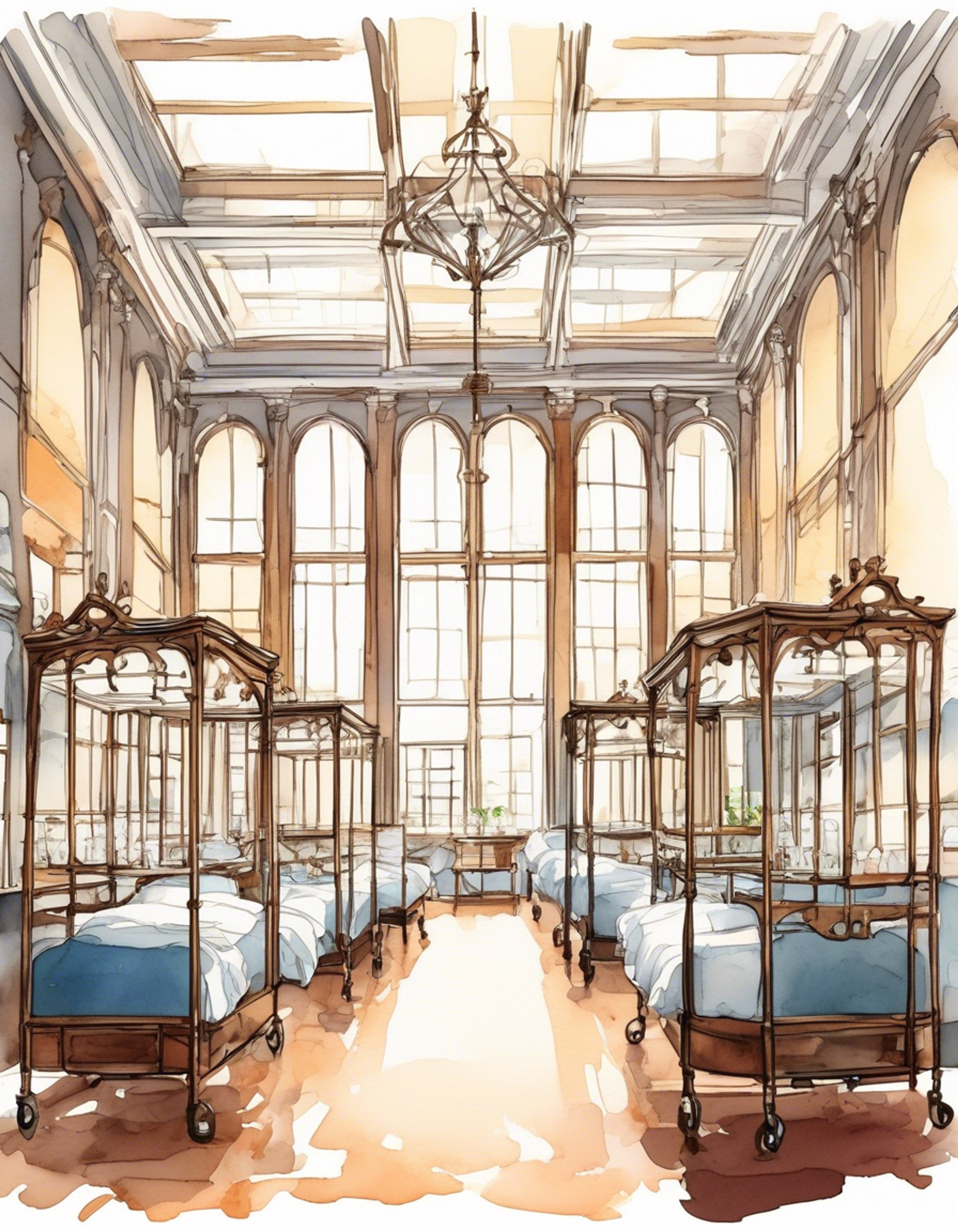 You find yourself in a heated discussion with Nurse Redfern in the school infirmary over proper medical protocols and procedures. Her composed demeanor only heightens the tension as she firmly stands her ground on matters of health and safety. The strict Edwardian setting adds layers of proper social etiquette to navigate even as tempers flare.