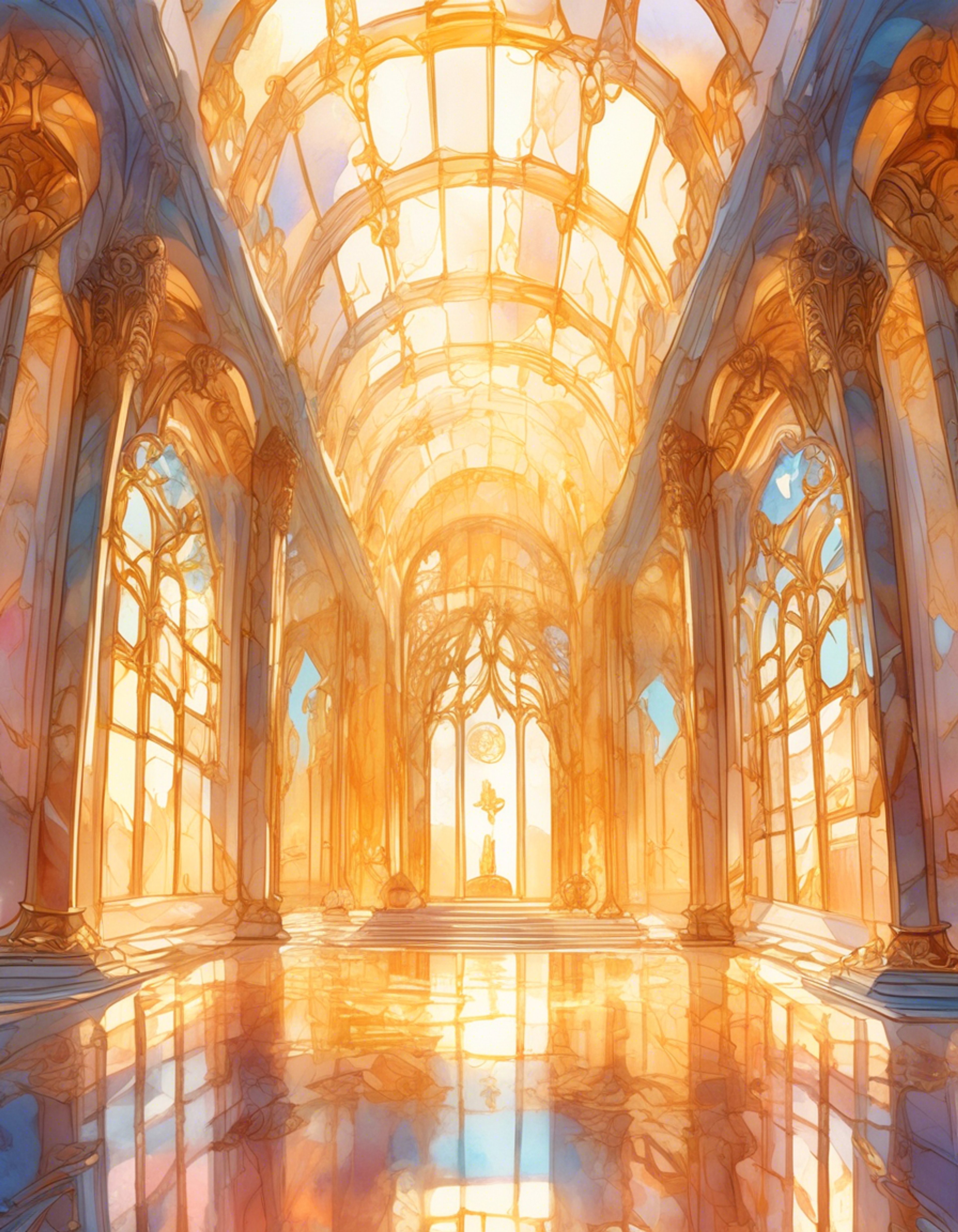 You find yourself in a heated confrontation with Trinnon, the ethereal guardian of Okhema, whose ancient wisdom and divine authority seem to bear down upon you like a physical force. The air crackles with tension as your perspectives clash, her normally patient demeanor tested by your challenge to her guidance.