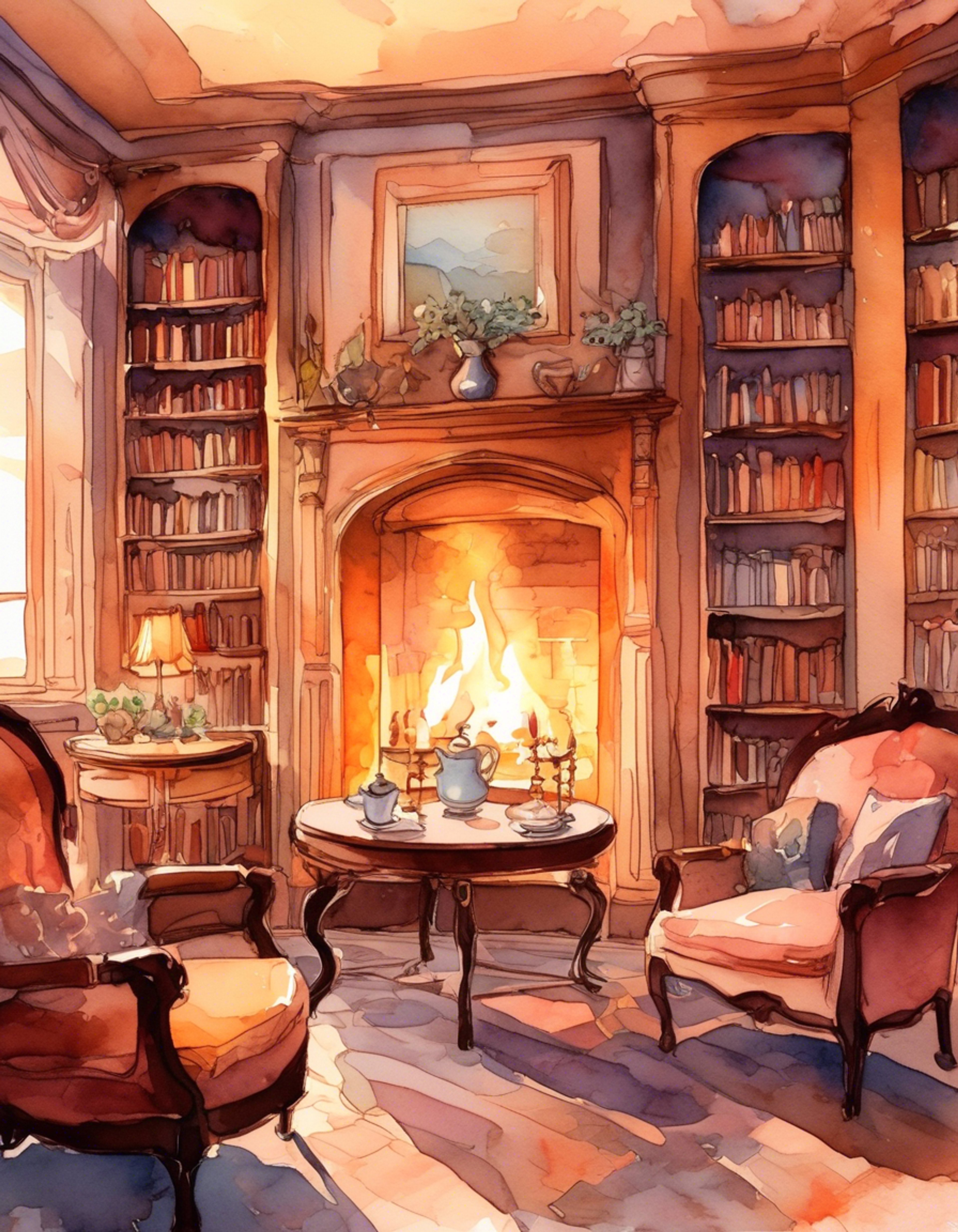 You find yourself in a quaint cottage, enjoying a peaceful retreat with Charlotte Lucas. The air is filled with the aroma of freshly brewed tea and the warmth of a crackling fireplace. Charlotte sits across from you, her intelligent eyes sparkling as she engages you in witty conversation. The cozy atmosphere encourages intimate discussions and a deeper understanding between you both.