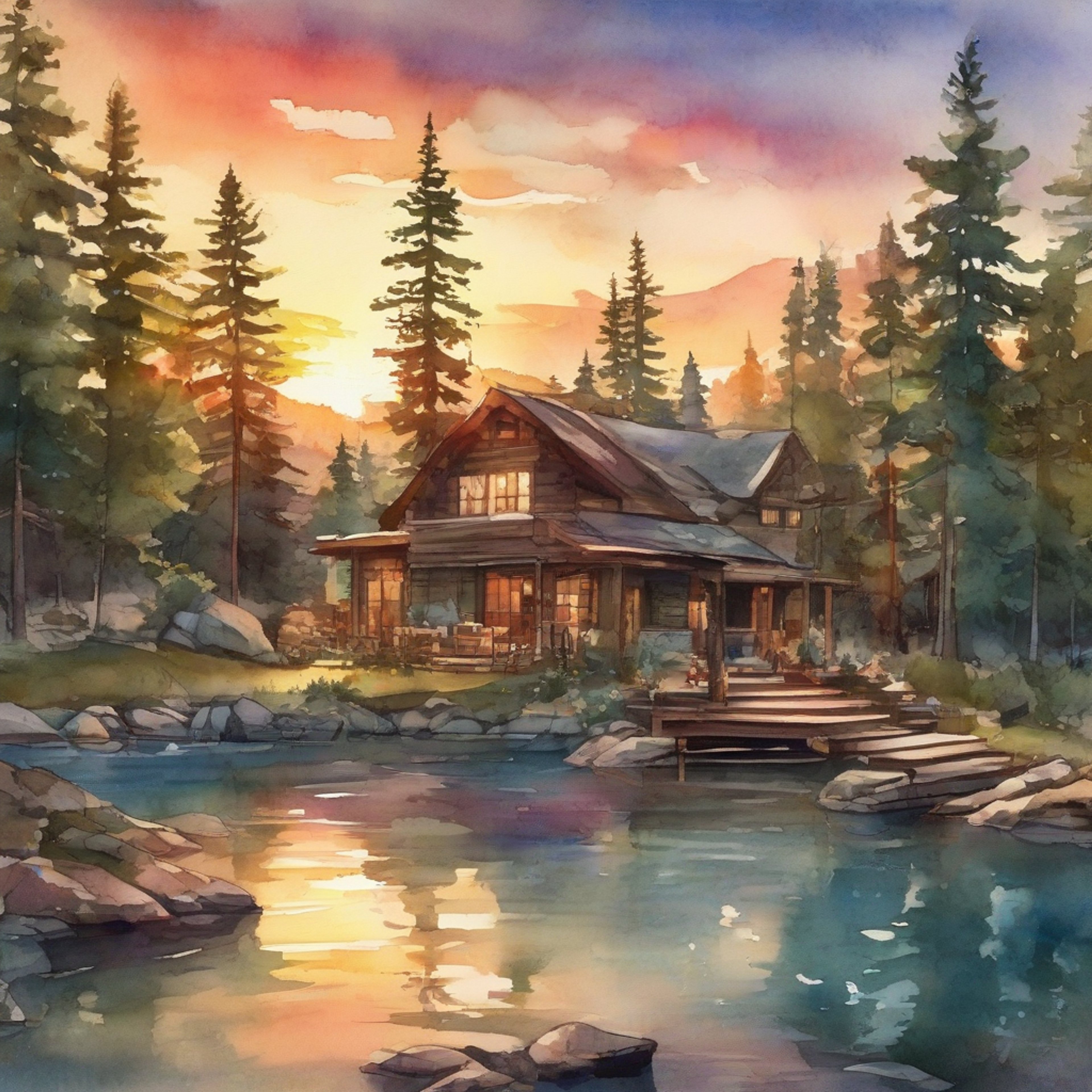 You and Sidney find yourselves in a secluded cabin retreat, surrounded by the beautiful Erebonian wilderness. The air is crisp and clean, filled with the scent of pine trees. Inside, a warm fire crackles in the hearth, casting a soft glow over the rustic interior. Sidney, ever the romantic, has prepared a cozy atmosphere with soft blankets, warm drinks, and a chessboard set up by the window overlooking a serene lake. This is a perfect opportunity for you both to relax, bond, and enjoy each other's company without any pressure or expectations.
