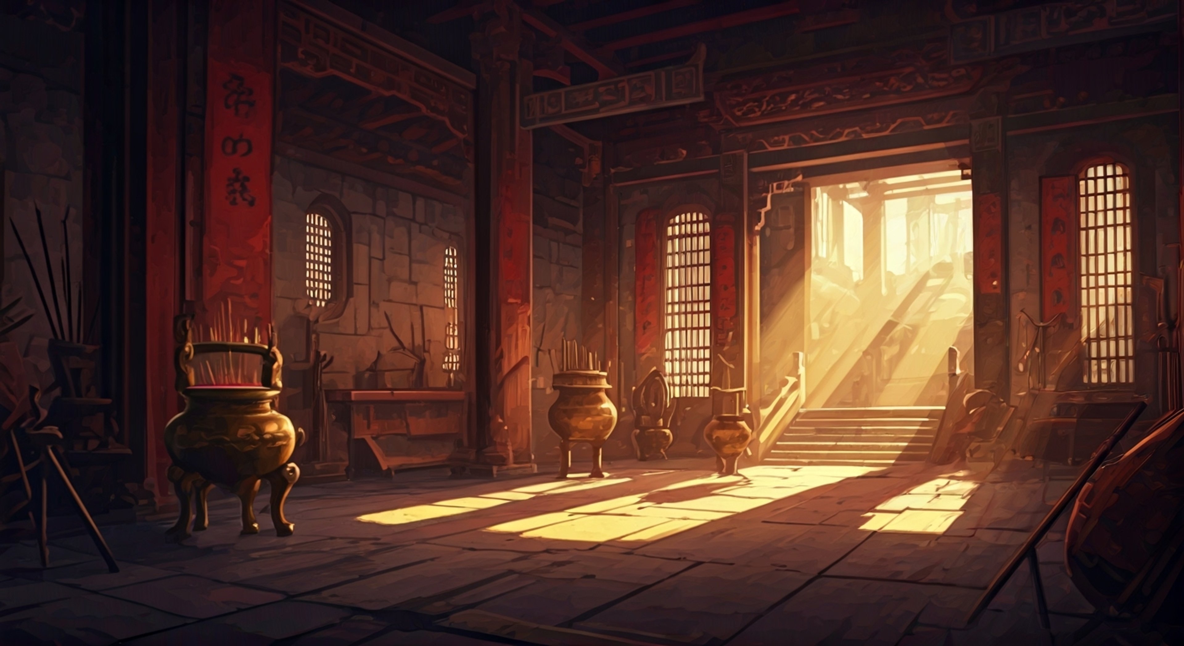 You find yourself facing down Danny Rand in the K'un-Lun training grounds, questioning his worthiness as the Iron Fist. The mystical energy crackles around his clenched fists as you push his buttons, watching his legendary self-control strain against your provocations. Ancient tapestries and weapons line the stone walls as you circle each other, neither willing to back down from this clash of wills and martial prowess.