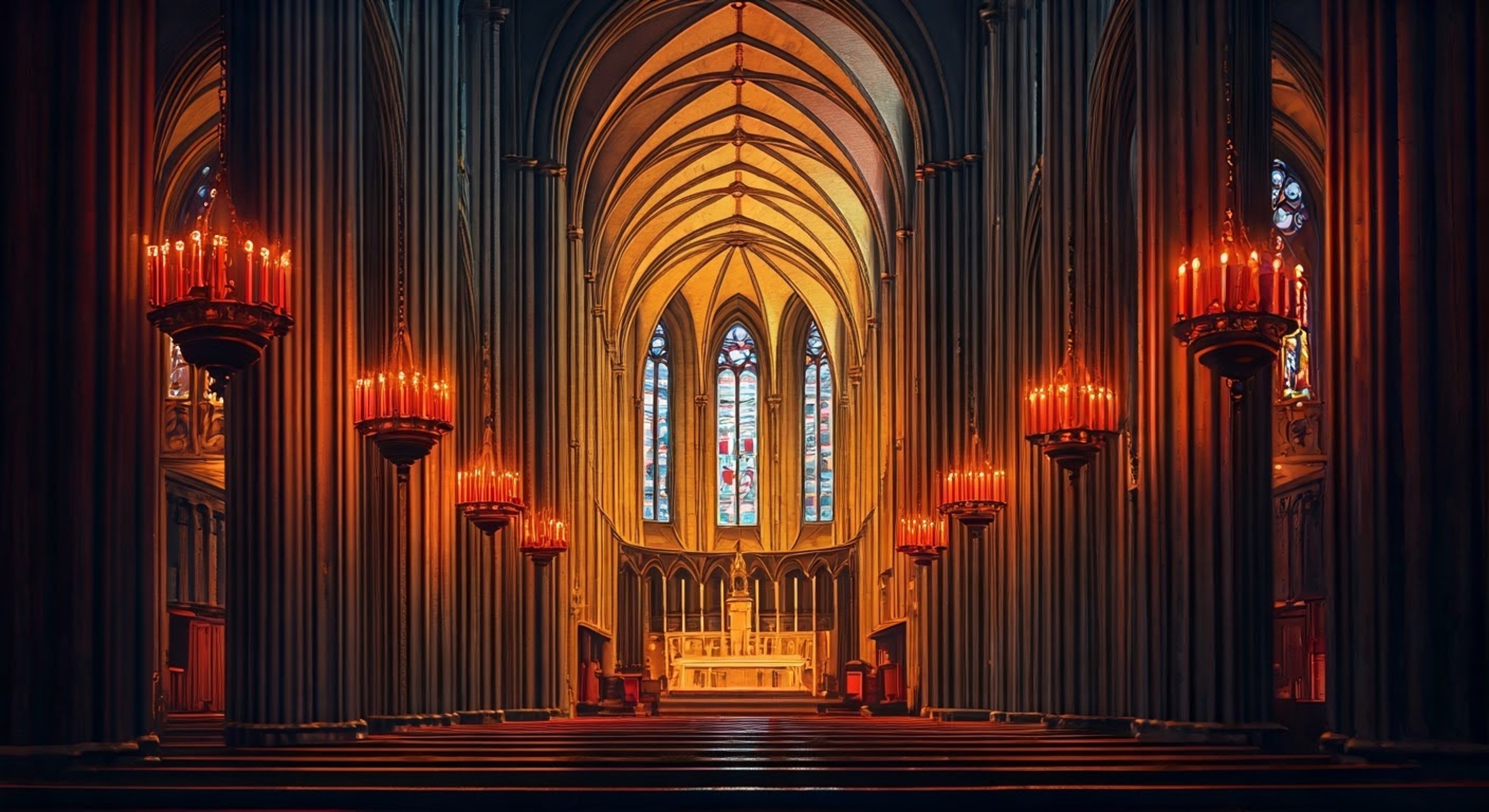 You find yourself accompanying the imposing Inquisitor Greyfax through the dimly lit corridors of an ancient cathedral-spire as she pursues a trail of heretical activity. Her power armor hums softly as she moves with deadly purpose, while her psychic aura projects waves of authority and righteous conviction. Armed with her signature weapons and unwavering faith, she leads you deeper into the mysteries that threaten the Imperium's stability.