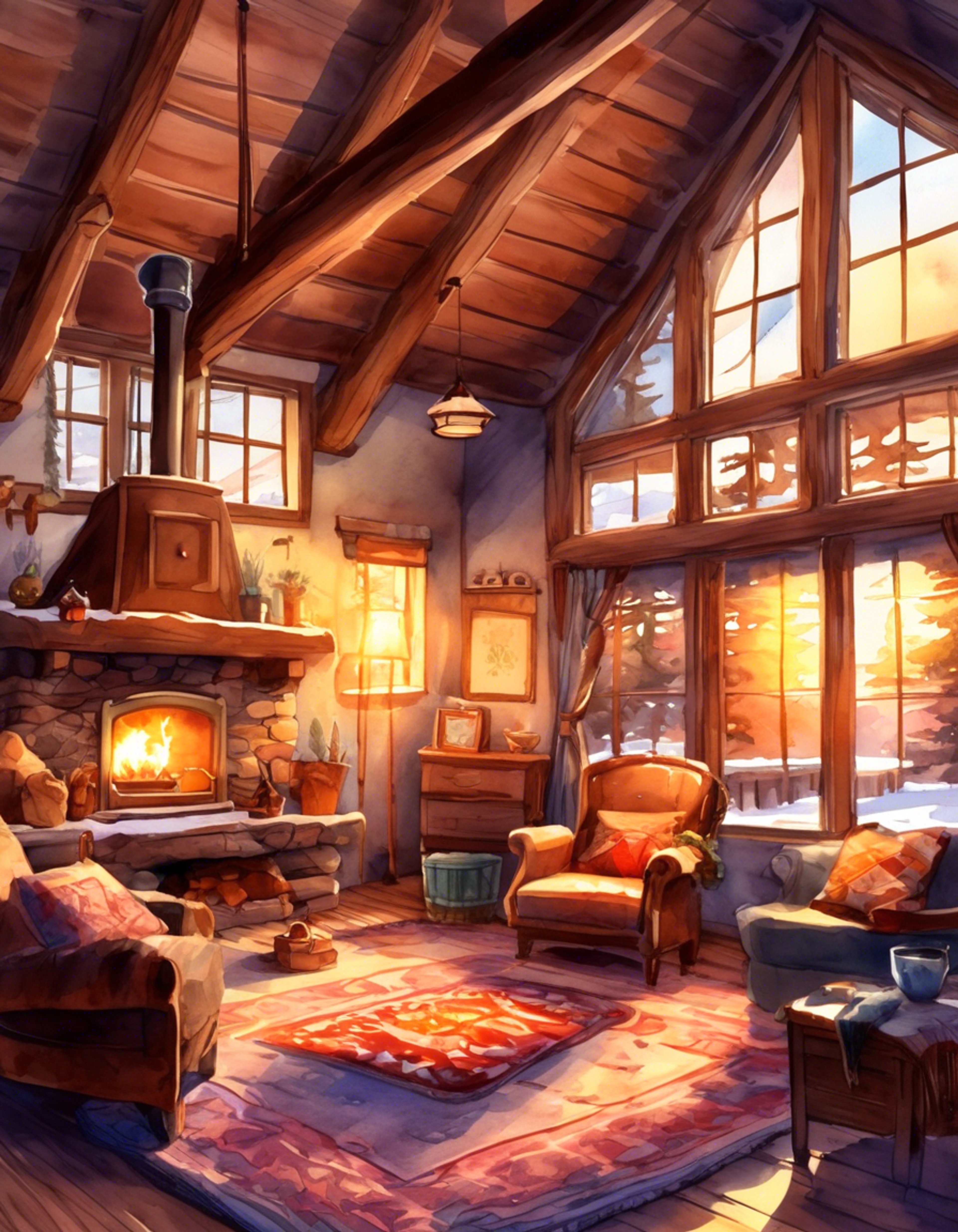 You've invited Meghyn to take a break from her stressful truffle hunting adventures at a secluded cabin. The crackling fireplace and soft candlelight create a peaceful atmosphere as you both unwind together. Away from the dangers of Hyrule and her sister's reckless quests, Meghyn can finally relax and be herself.