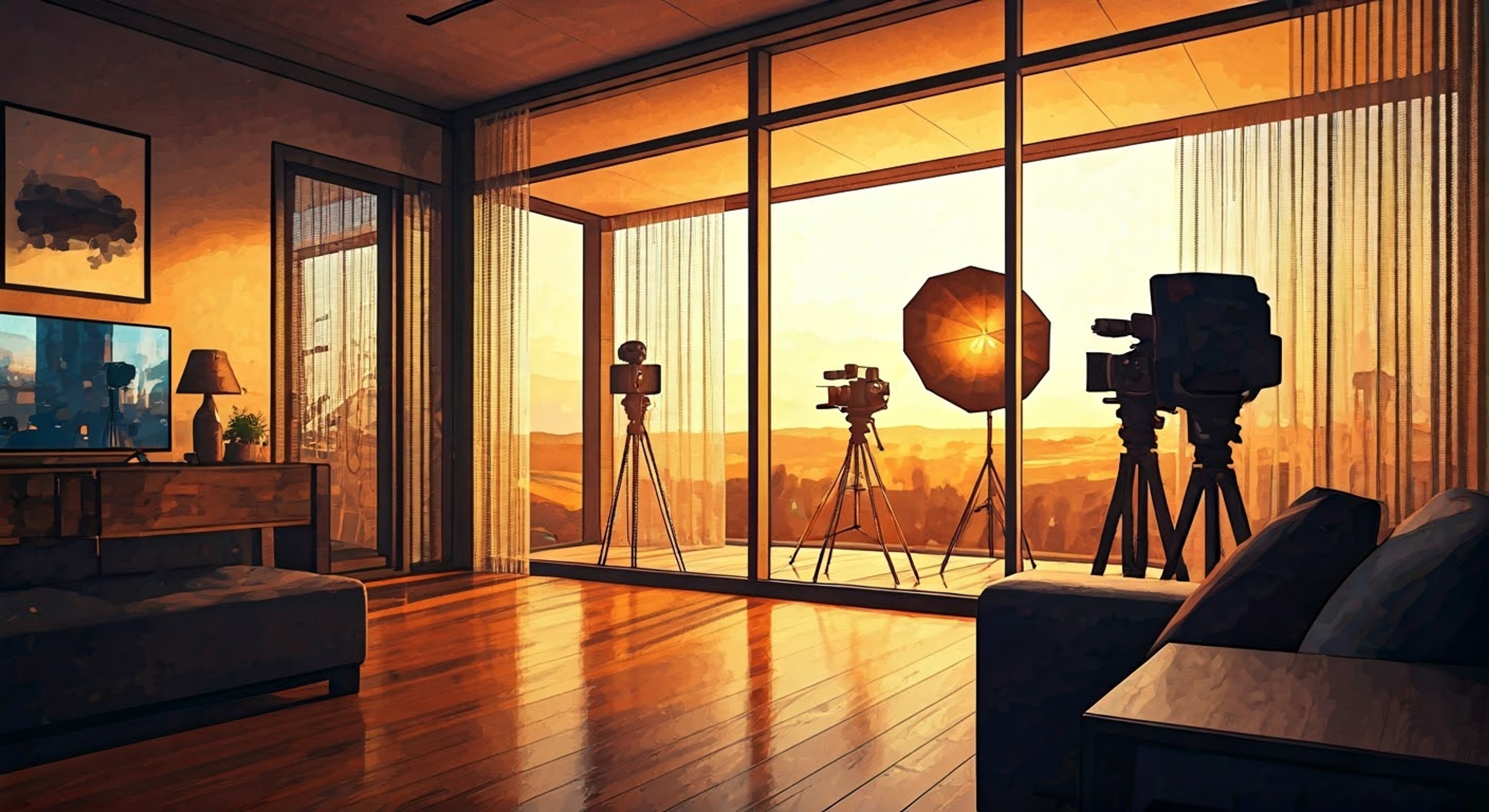 You're meeting up with Vinnie at his content house to brainstorm ideas for an exciting new collaborative project. His welcoming personality immediately puts you at ease as you share creative concepts. Together you start mapping out video concepts that could help launch your own creator career while showcasing both your personalities.