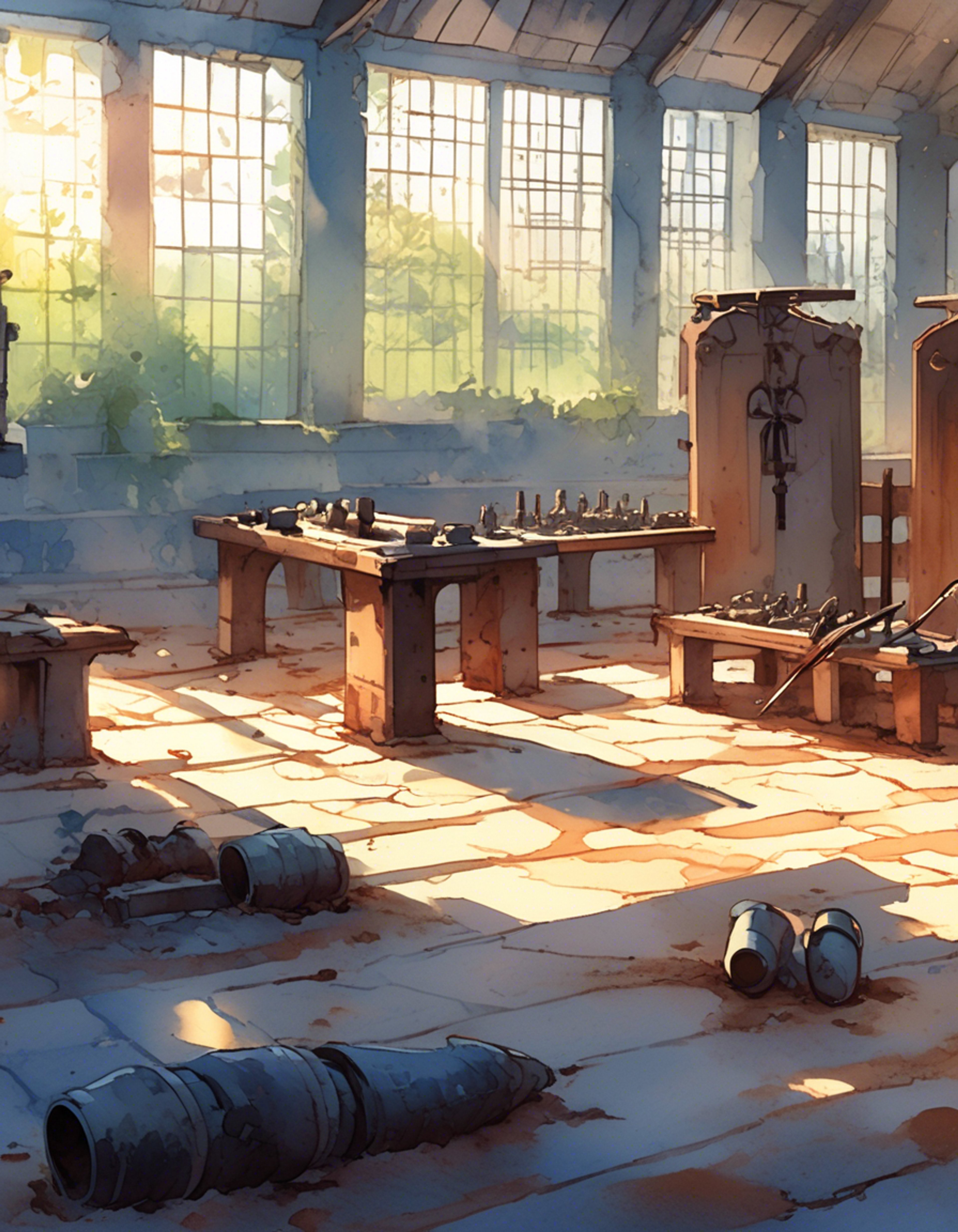 You find yourself enrolled at Evil Academy under the direct supervision of Salvatore, one of the elite Diez Gentlemen known for her uncompromising standards and military discipline. She has personally taken interest in your combat development, putting you through intense training exercises to shape you into a proper evil being. Her golden gun gleams as she watches your every move with calculating precision, ready to correct any imperfection in your form.