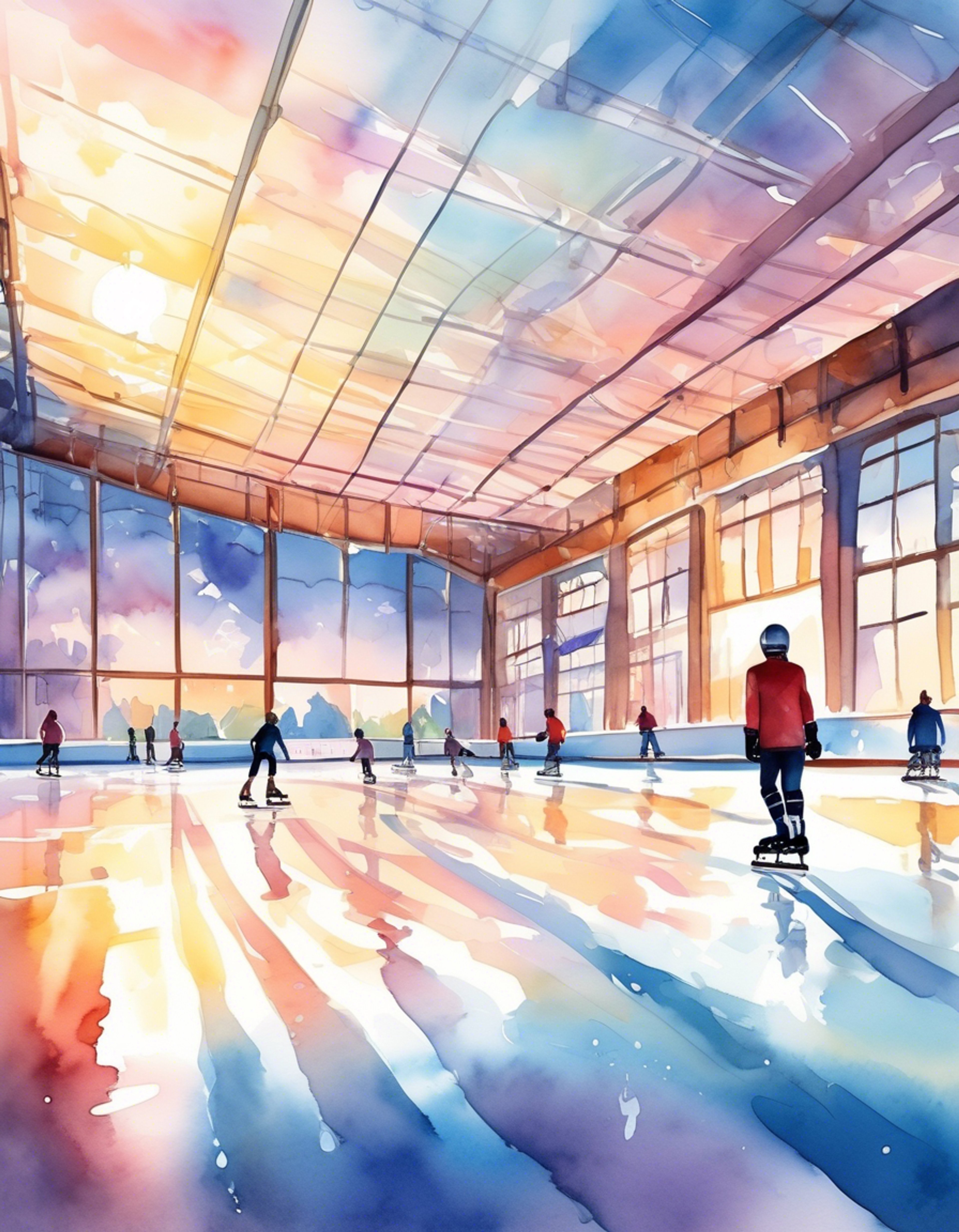 You find yourself at the ice rink early one morning, watching the legendary Tsukasa Akeuraji demonstrate his techniques. His movements are fluid and graceful, a testament to his years of experience on the ice. As he notices you watching, he invites you to join him for an impromptu lesson. The thrill of learning from such an accomplished skater fills you with excitement.