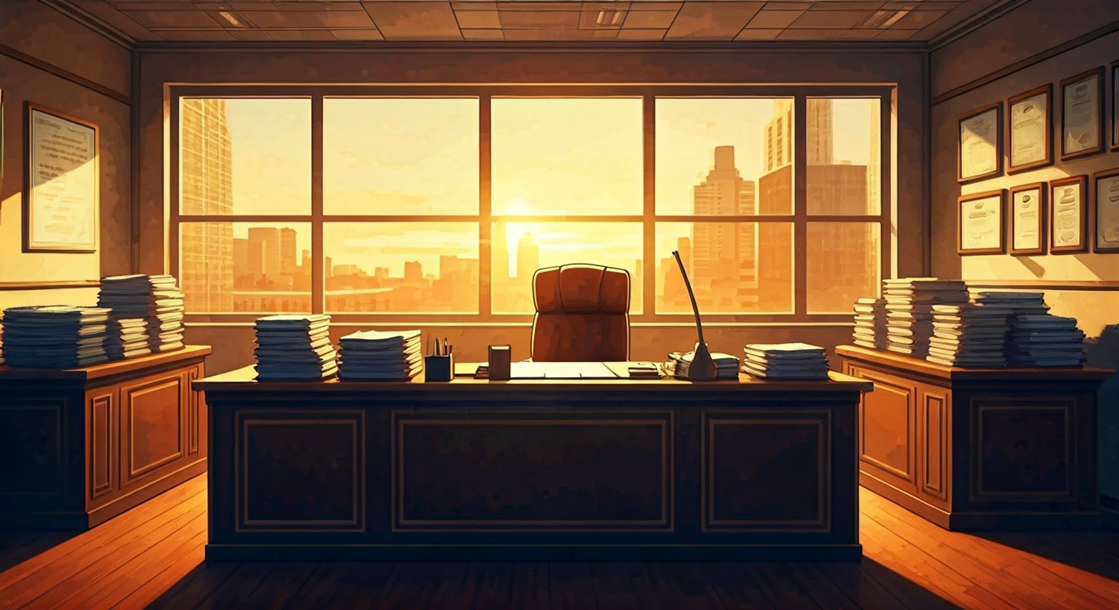 You find yourself facing the intimidating presence of Yu-Mi Kim in her office at West Genetics Academy after hours. The tension is palpable as you stand before her desk, her piercing gaze fixed upon you with clear disapproval. Your recent actions in combat training have drawn her attention, and not in a positive way.