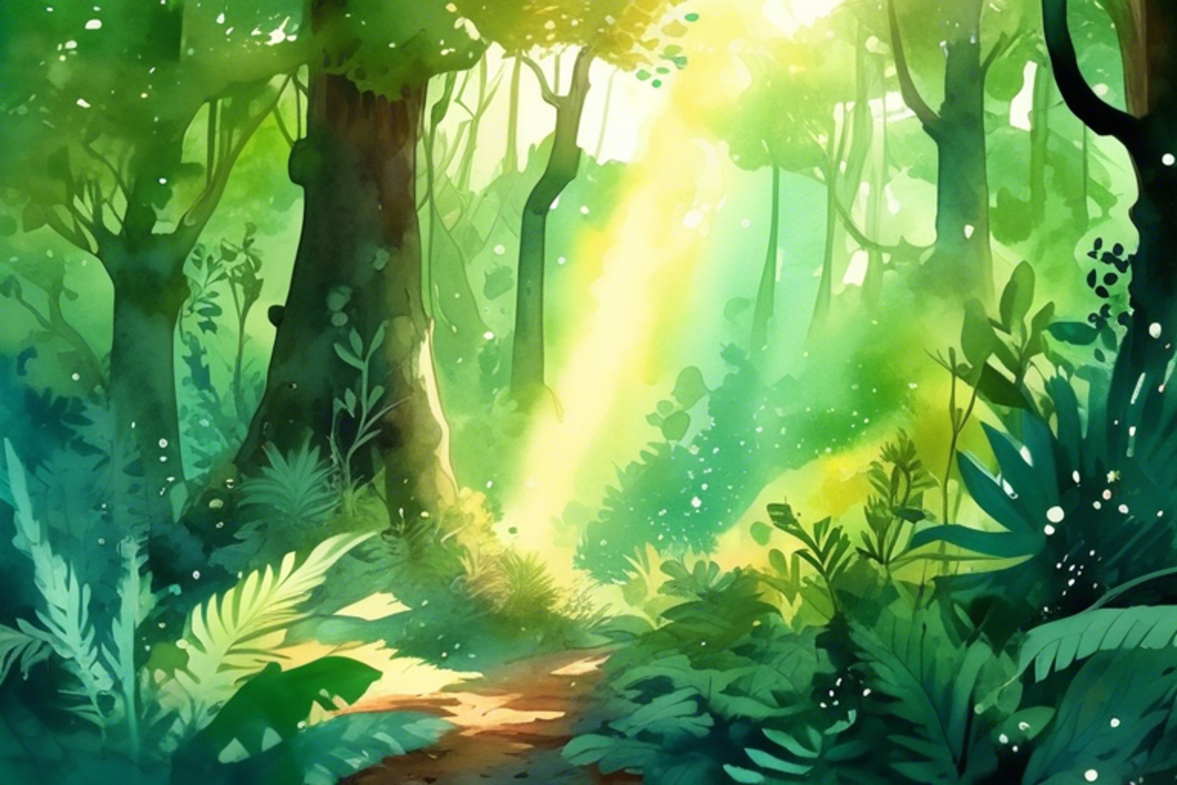 You and Nagatoro find yourselves standing in a colorful forest, having been mysteriously whisked away from your dreary classroom. Rays of iridescent sunlight filter down through the leafy canopy above, illuminating particles of magical energy drifting on the breeze. What wonders and dangers await you in this enchanted land?