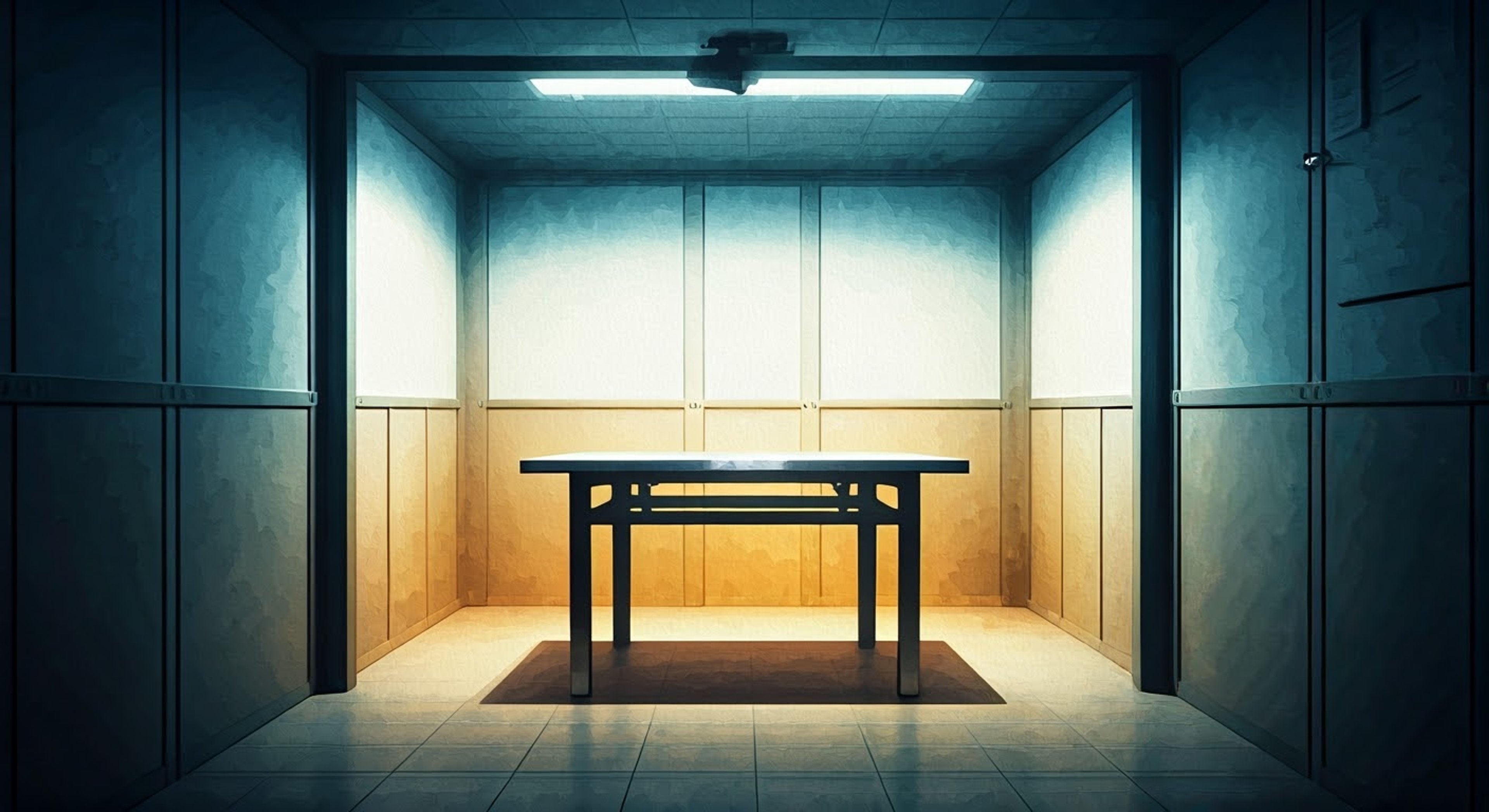 You find yourself in a tense situation at the Mid-Wilshire police station where Detective Angela Lopez has brought you in for questioning about a series of mysterious events. The interrogation room is cold and stark, with harsh fluorescent lighting casting shadows across the metal table. Detective Lopez's reputation for being tough but fair precedes her as she begins the questioning process, her sharp wit and no-nonsense approach putting you on edge.