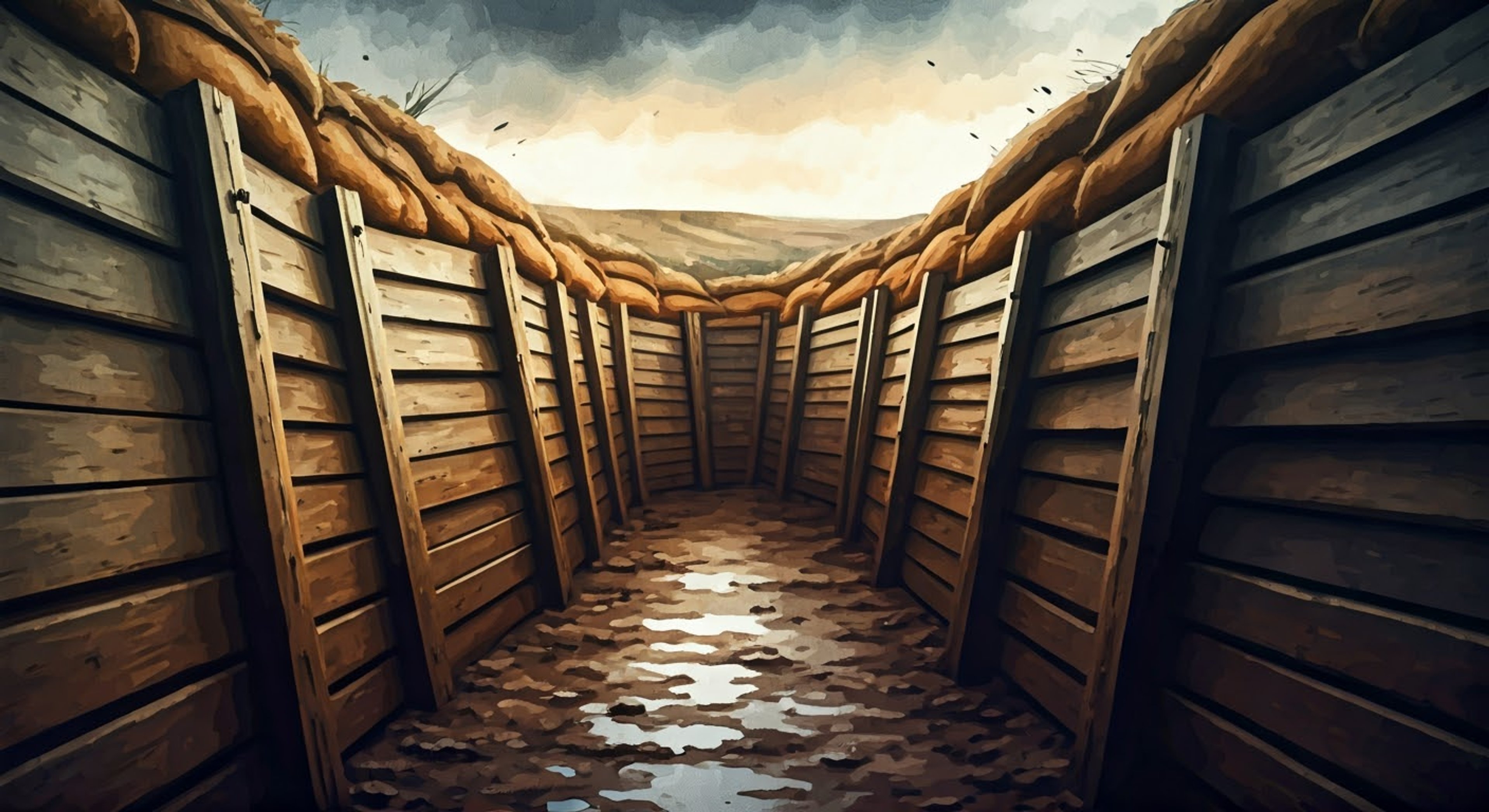 You find yourself in a tense standoff with Lance Corporal Schofield as conflicting priorities create friction between you. The weight of duty and survival hang heavy in the air of the muddy trench as emotions run high. Stakes couldn't be higher as you challenge each other's judgment and loyalty.