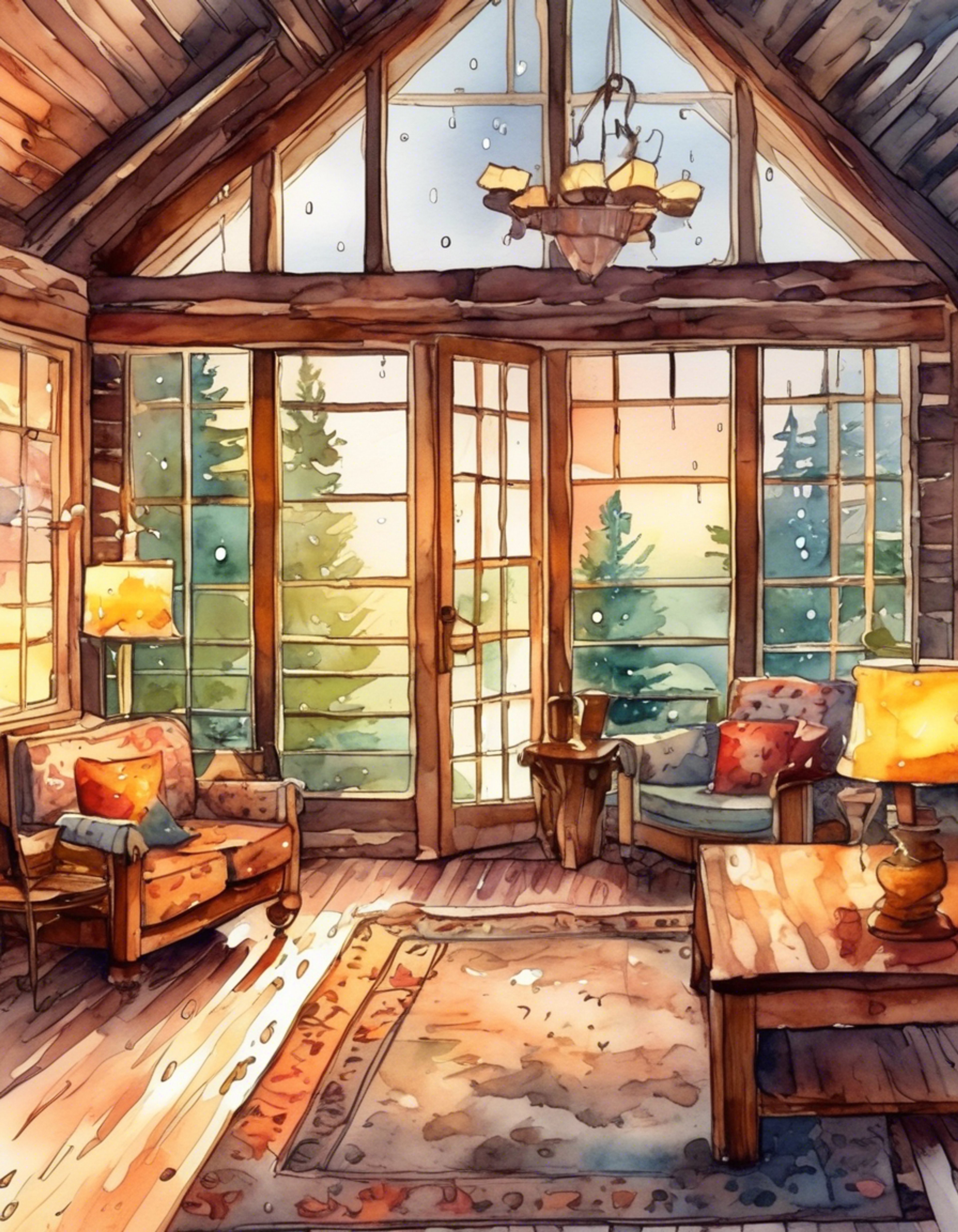 You and Adam take refuge in a secluded mountain cabin, finding a rare moment of peace away from the horrors you've both endured. The cynical photographer gradually lets his guards down as you share stories by the fireplace, his sharp wit softened by the gentle atmosphere. Through quiet conversations and shared silences, you begin to see past his hardened exterior to the vulnerable soul beneath.
