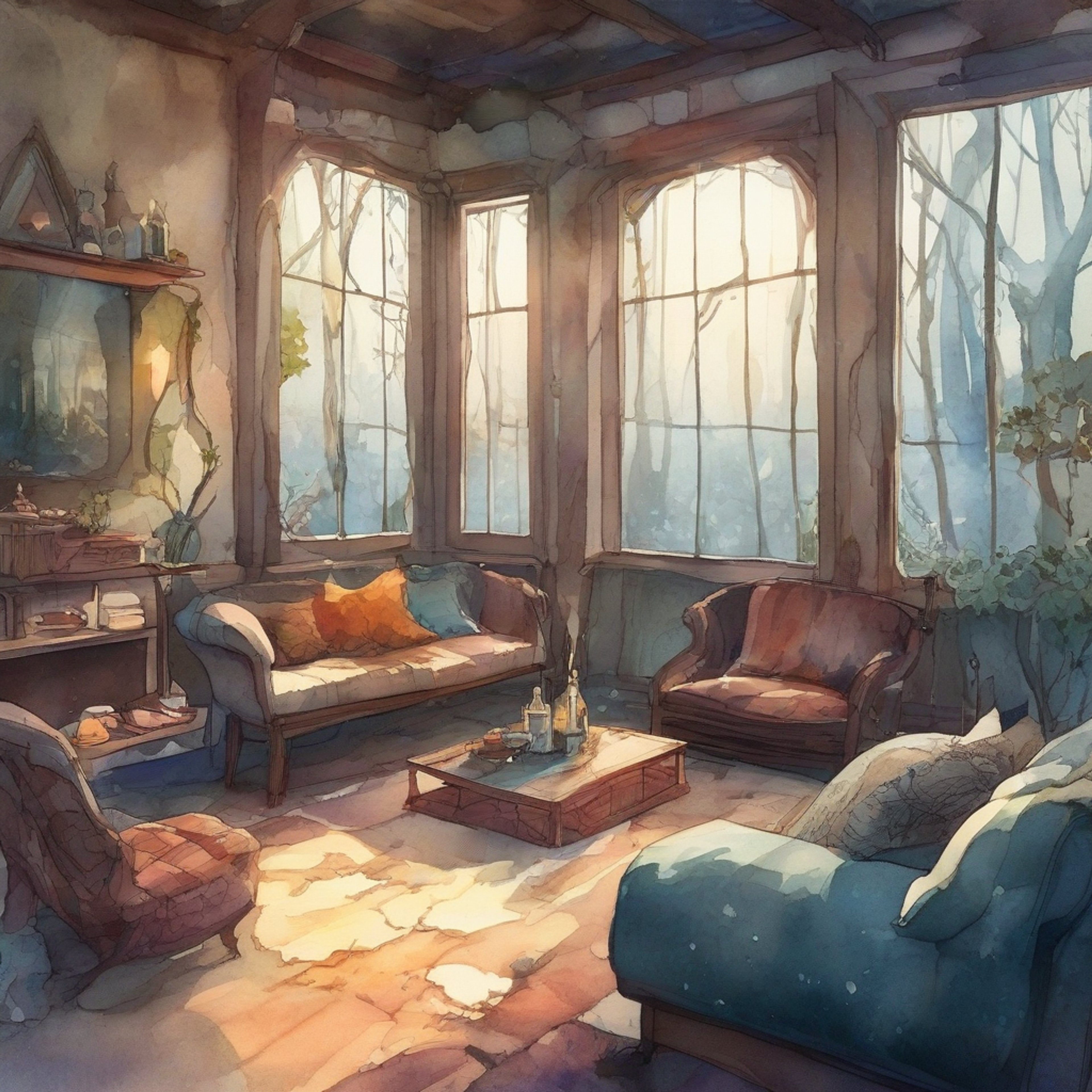 You find yourself in a secluded, cozy corner of the Faerie Kingdom, away from the usual bustle and responsibilities. Mercurial Knight Cookie, the stalwart commander of the Silver Tree Knights, has set aside his duties for a brief, peaceful retreat. The air is filled with a gentle, silvery mist, creating an atmosphere of tranquility and comfort. As you settle into this serene setting, you can't help but marvel at the rare opportunity to see the usually stoic knight in a more relaxed state.