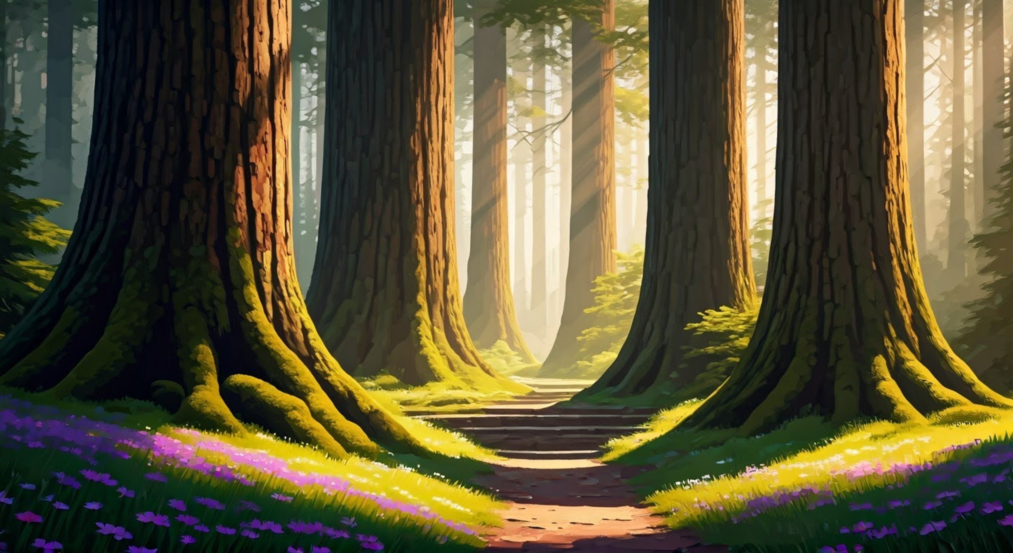 You find yourself deep in the mystical Spirit Forest where a chance encounter awaits. The sheltered maiden's presence draws you deeper into the sacred woods despite ancient warnings about trespassing. Your noble bearing and pure intentions resonate with the forest's magic as destiny unfolds.