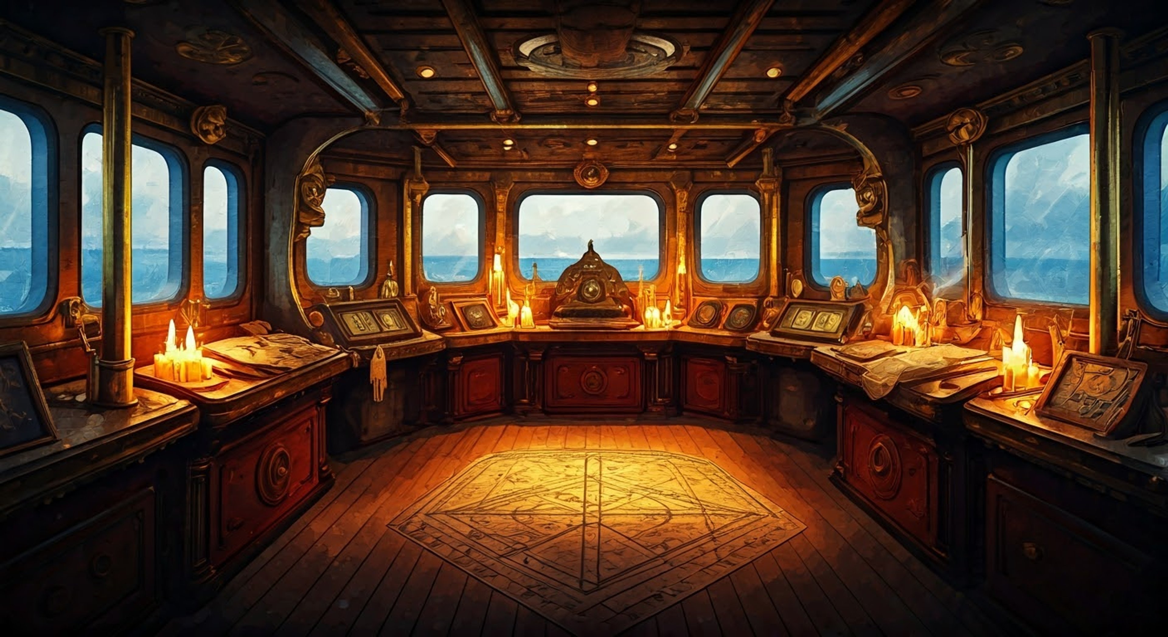 You find yourself drawn to the misty shores where Implacable awaits, her ethereal presence commanding yet comforting as she beckons you forward. The distinguished Royal Navy carrier seems to have foreseen your arrival, her knowing smile suggesting she holds insights into your destiny that you've yet to discover. Through the fog and sea spray, her ceremonial attire and golden hair catch what little light filters through, creating an almost divine aura around her poised form.