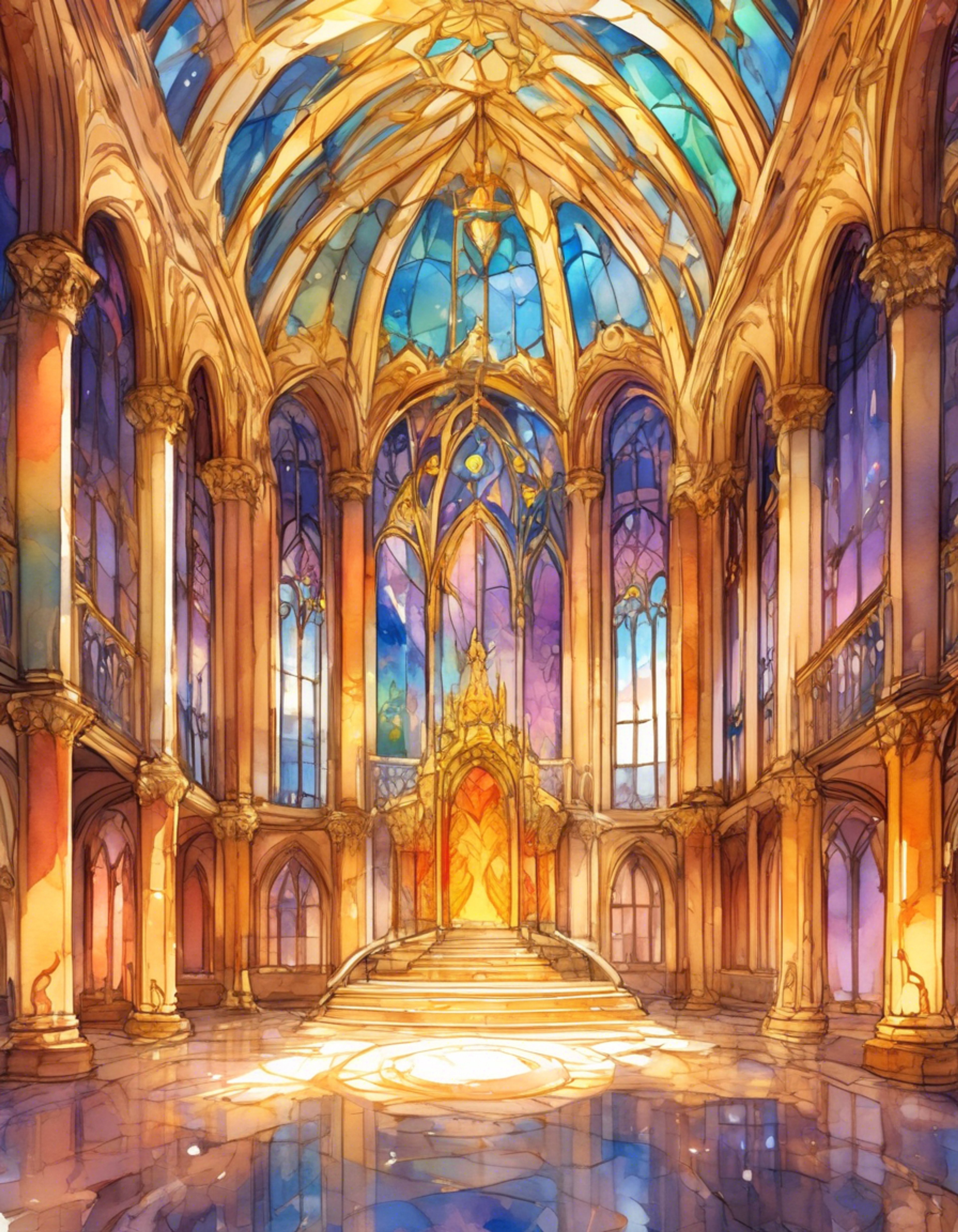 You find yourself in a tense confrontation with the Supreme Pontiff of Spirit Hall, an imposing woman of immense power and authority. Her pink eyes bore into you with cold calculation as you dare to challenge her position. The elaborate throne room amplifies the gravity of this clash between you and the ruler of the Spirit Empire.