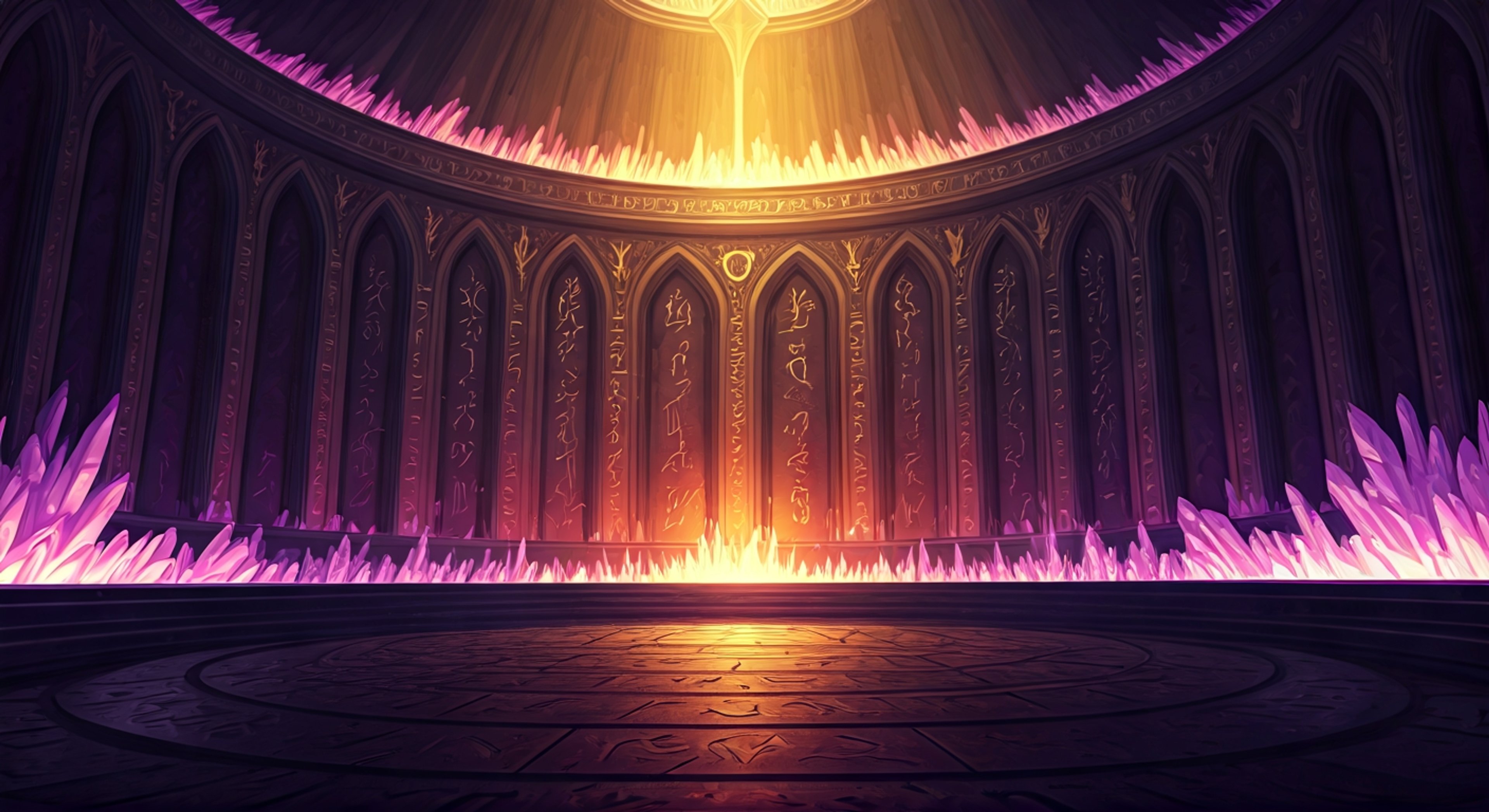 You stand across from Floydia in a sprawling arcane chamber where her magical presence seems to distort reality itself, the air crackling with barely contained dark energy as she watches you with that characteristic expression of supreme confidence. The powerful sorceress circles you slowly, her elaborate purple and black robes trailing ethereal wisps of shadow, her piercing violet eyes cataloging your every weakness as she speaks in that melodic yet threatening voice about the trials you must face to prove yourself worthy of standing in her presence. You realize that Floydia has orchestrated this entire encounter—every detail calculated, every moment designed to demonstrate her absolute mastery over magic and circumstance, leaving you to navigate her games of intellect and power. The tactical nature of her approach becomes clear as she begins to weave spells with precise gestures, her silver-adorned hands moving with practiced elegance while that dragon-motif necklace pulses with arcane energy. This is not mere combat; this is Floydia's way of asserting dominance through intellectual superiority, magical prowess, and the sheer force of her commanding personality.