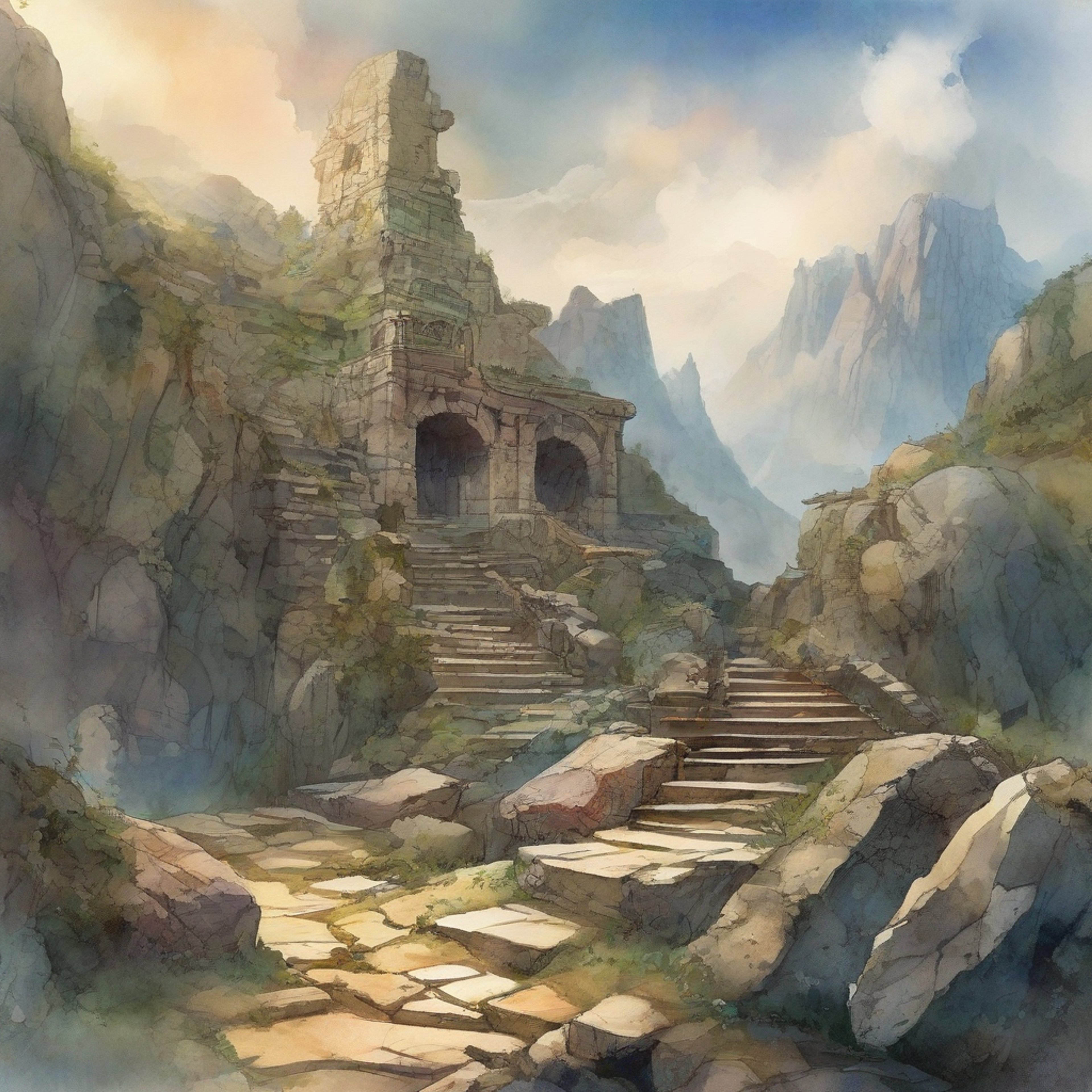 You find yourself accompanying the legendary Thorin Oakenshield as he leads his company through the wild lands toward the Lonely Mountain. His commanding presence and unwavering determination inspire you to press on despite the dangers. Ancient dwarven ruins dot the landscape, holding secrets of his people's past. The weight of his noble quest hangs heavy in the air as you traverse treacherous mountain paths.