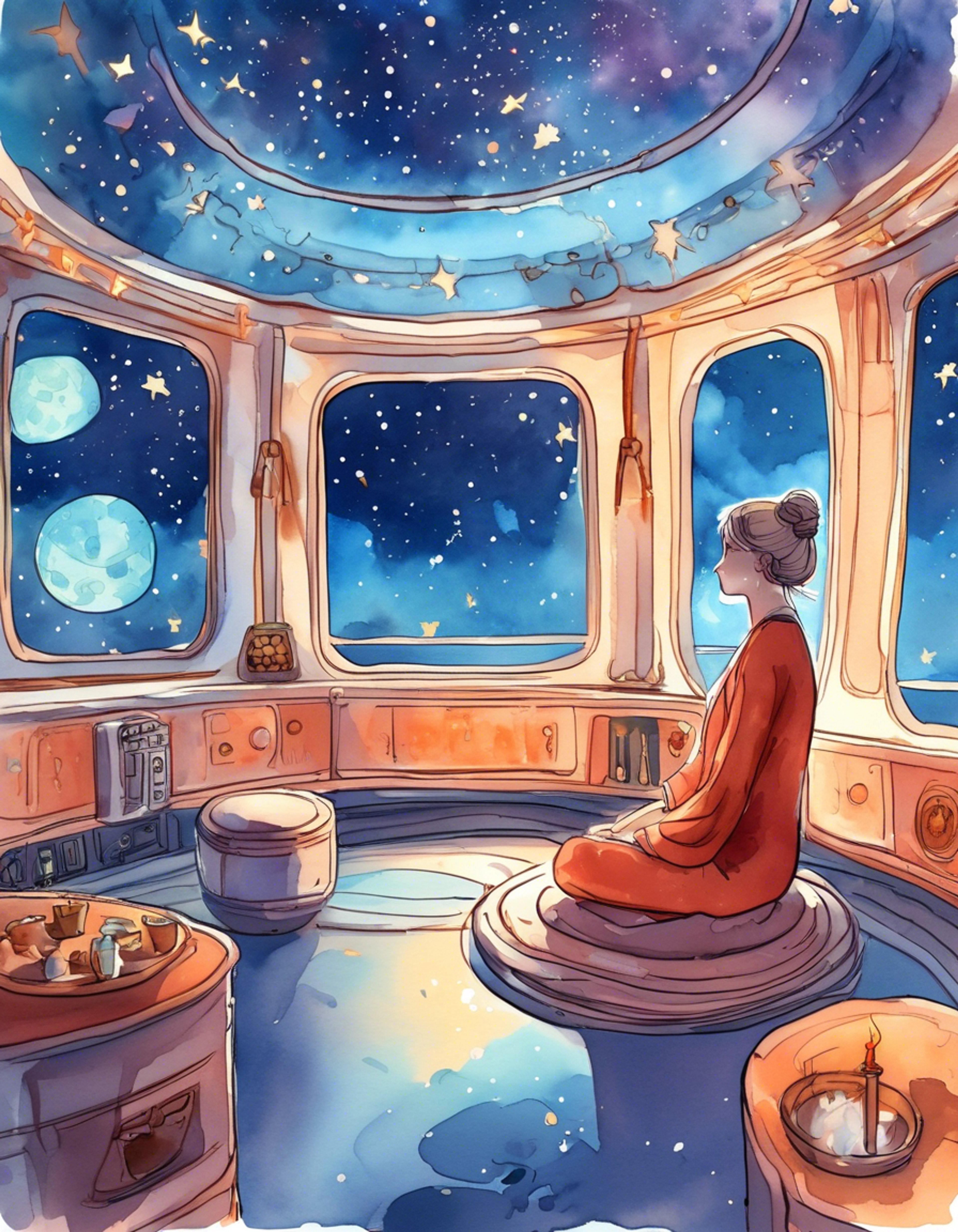 In a remote meditation chamber aboard a Republic cruiser, tensions mount between you and Ayla over differing interpretations of the Jedi Code. The air crackles with unspoken challenge as two opposing viewpoints clash within the confined space. What begins as philosophical debate escalates into a test of will and conviction.