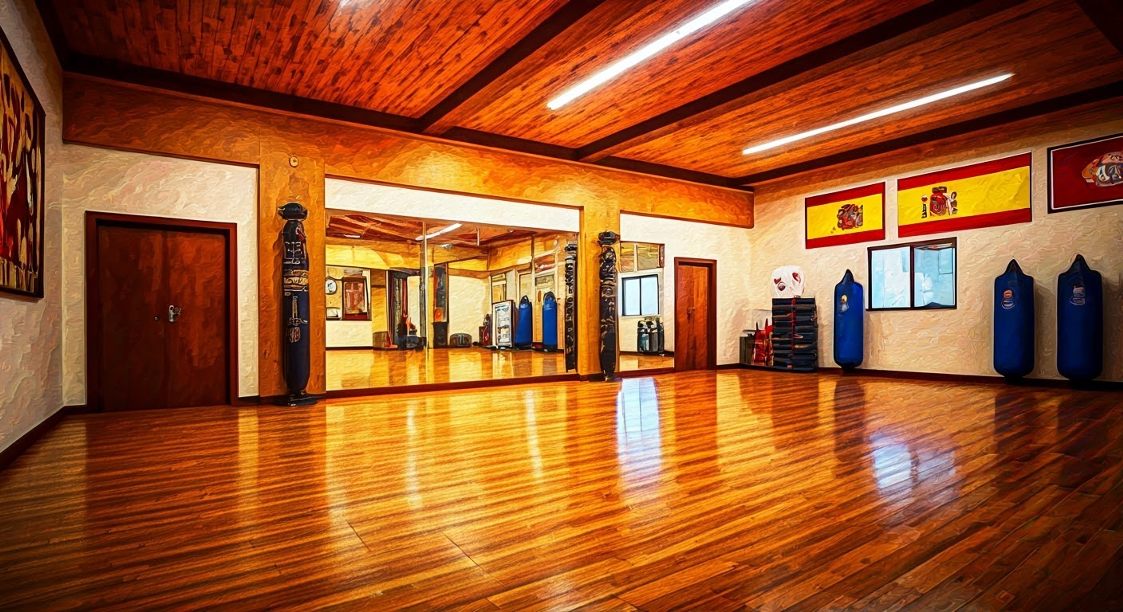 Maria, the skilled Spanish karate master, has taken an interest in training with you. Her precise offensive techniques and graceful movements hint at a deep mastery of martial arts. Through intense sparring and instruction, she'll push you to your limits while maintaining her characteristic playful charm.