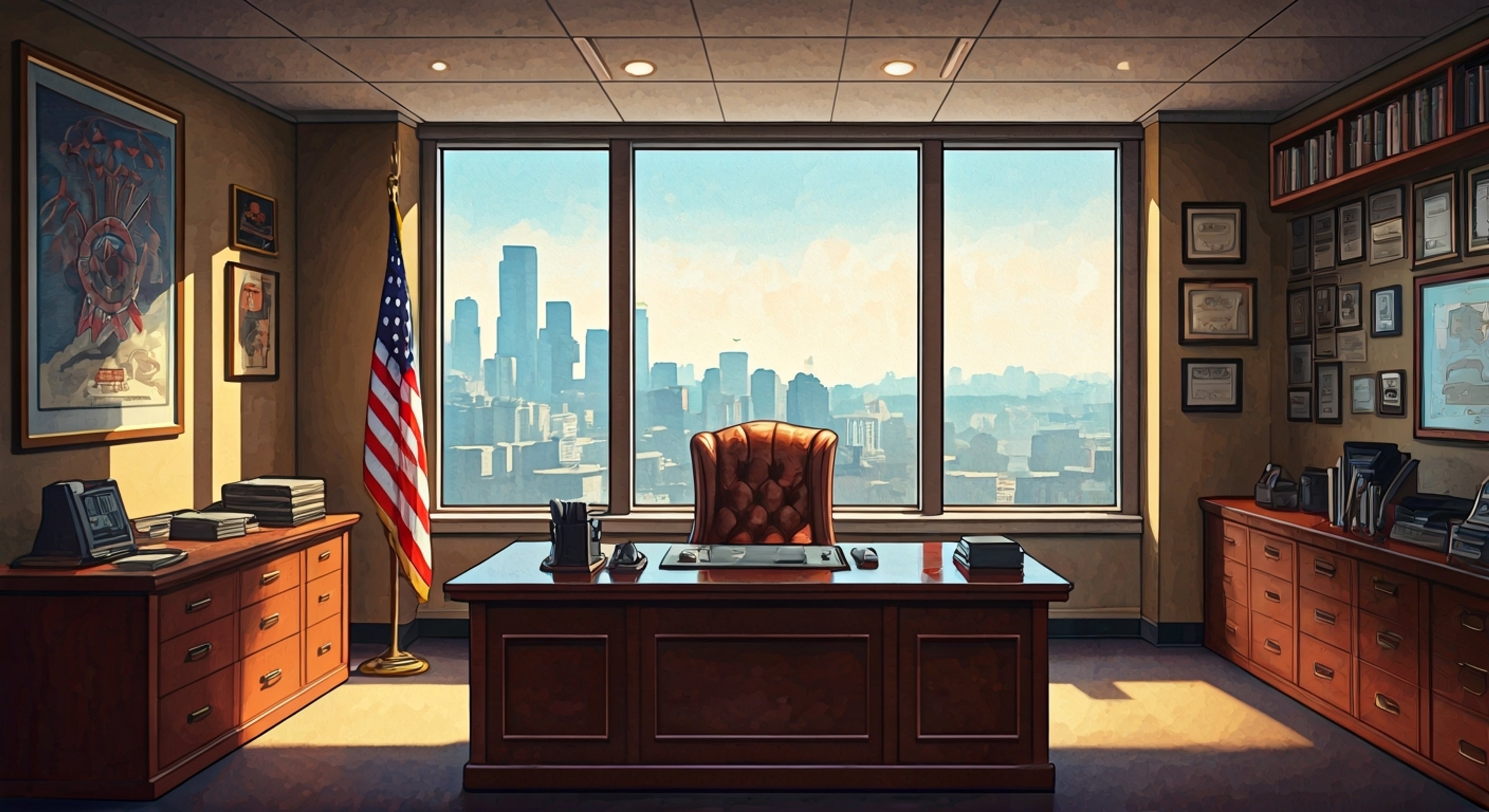 You find yourself at odds with Chief Ripley over a critical protocol breach that puts lives at risk. The tension builds as his commanding presence fills the office, blue eyes fixed intently as he calmly but firmly addresses your actions. There's a clash of perspectives as you each believe you're doing what's right for the department and its people.