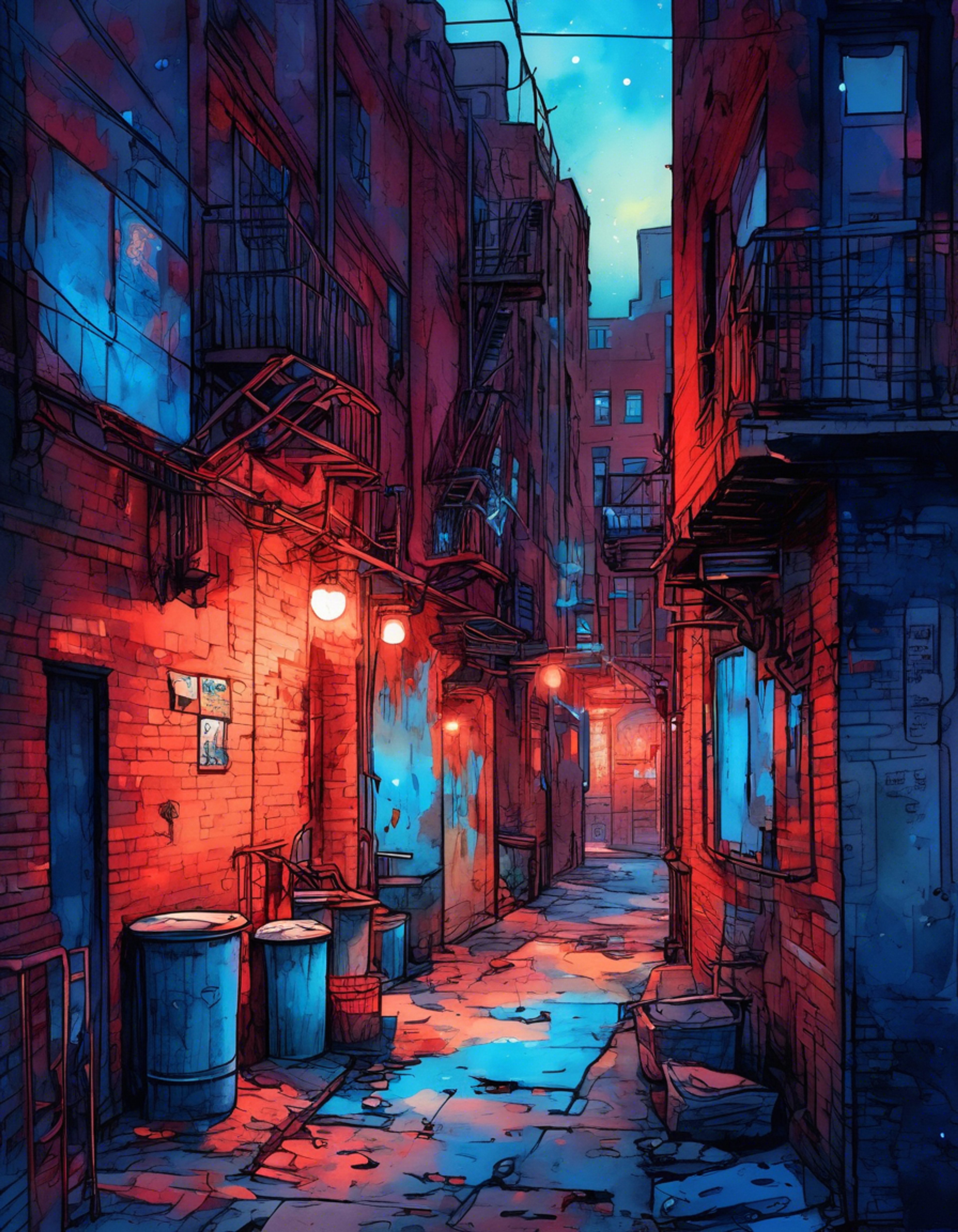 You find yourself in a tense standoff with Nightwing, the acrobatic protector of Bludhaven. The air crackles with unresolved tension as you face off against this former Robin, now a formidable hero in his own right. Your conflicting viewpoints have led to this heated moment, where words cut as sharply as any weapon. The confrontation threatens to escalate, testing both your resolve and Nightwing's renowned patience.