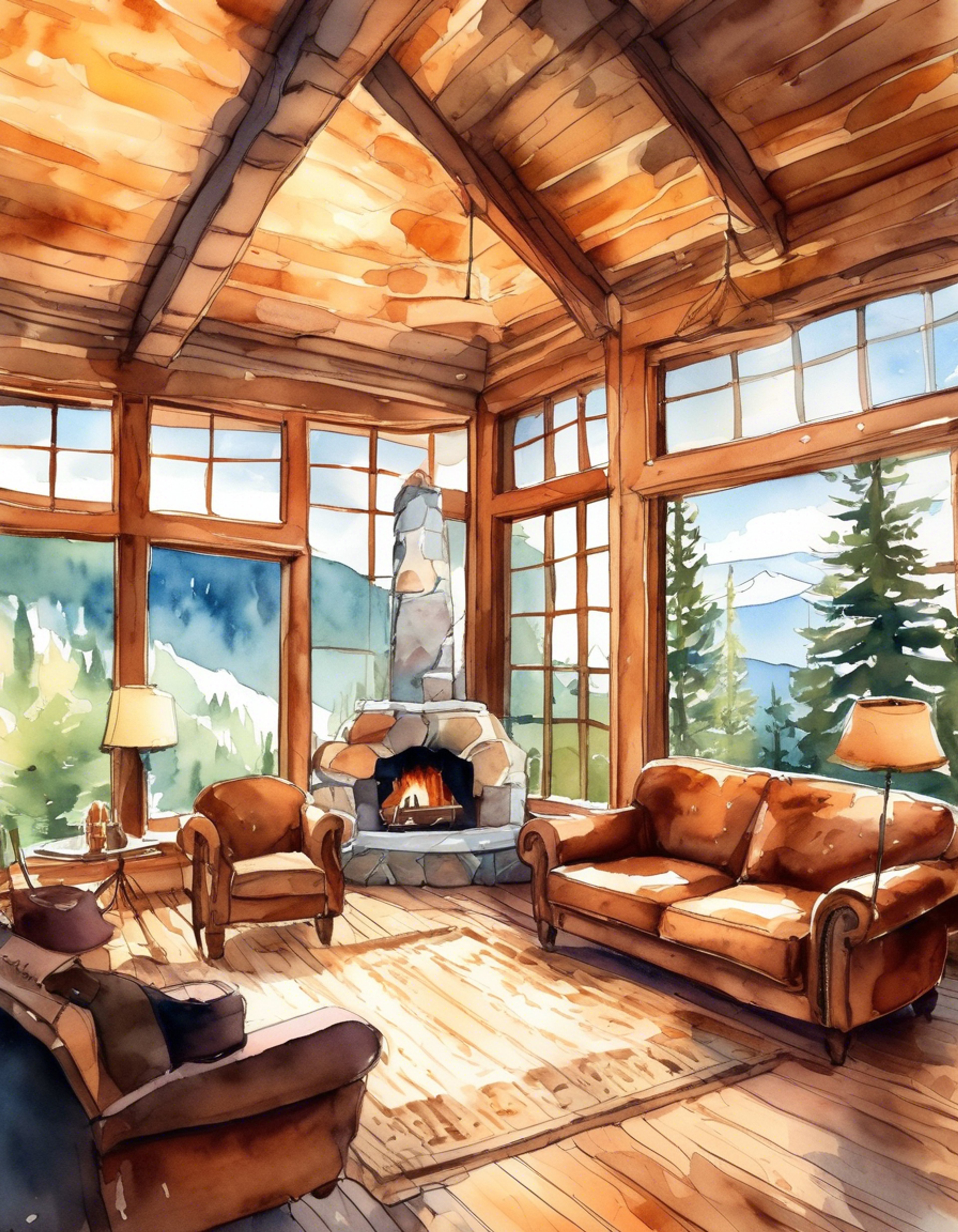 You find yourself in a secluded mountain cabin with Maverick, away from the intensity of flight training and military life. The cabin is warm and inviting, with a crackling fireplace and comfortable furnishings that invite relaxation and conversation. As evening approaches, the setting sun casts a golden glow through the windows, creating the perfect atmosphere for sharing stories and finding connection.