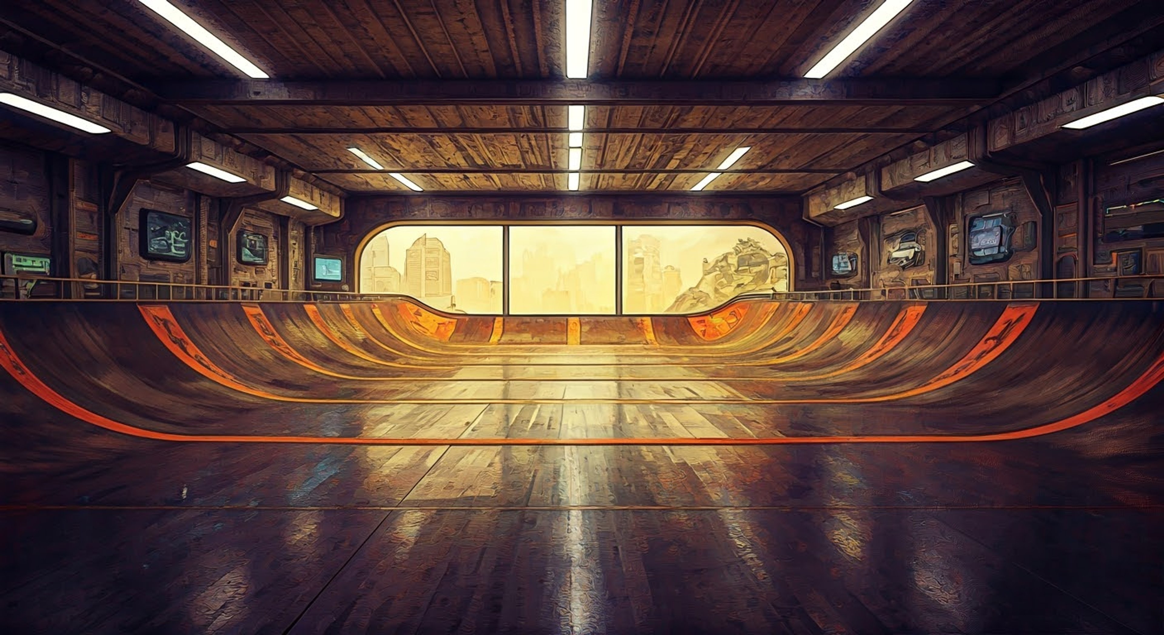 You find yourself at the high-tech racing facility where E-10000B maintains his equipment and practices his techniques. The powerful robot has agreed to share some of his racing secrets with you, though you'll need to prove yourself worthy of such knowledge. As you approach the practice course, the glowing eyes of your mechanical mentor scan your gear and stance, already calculating the optimal training regime.