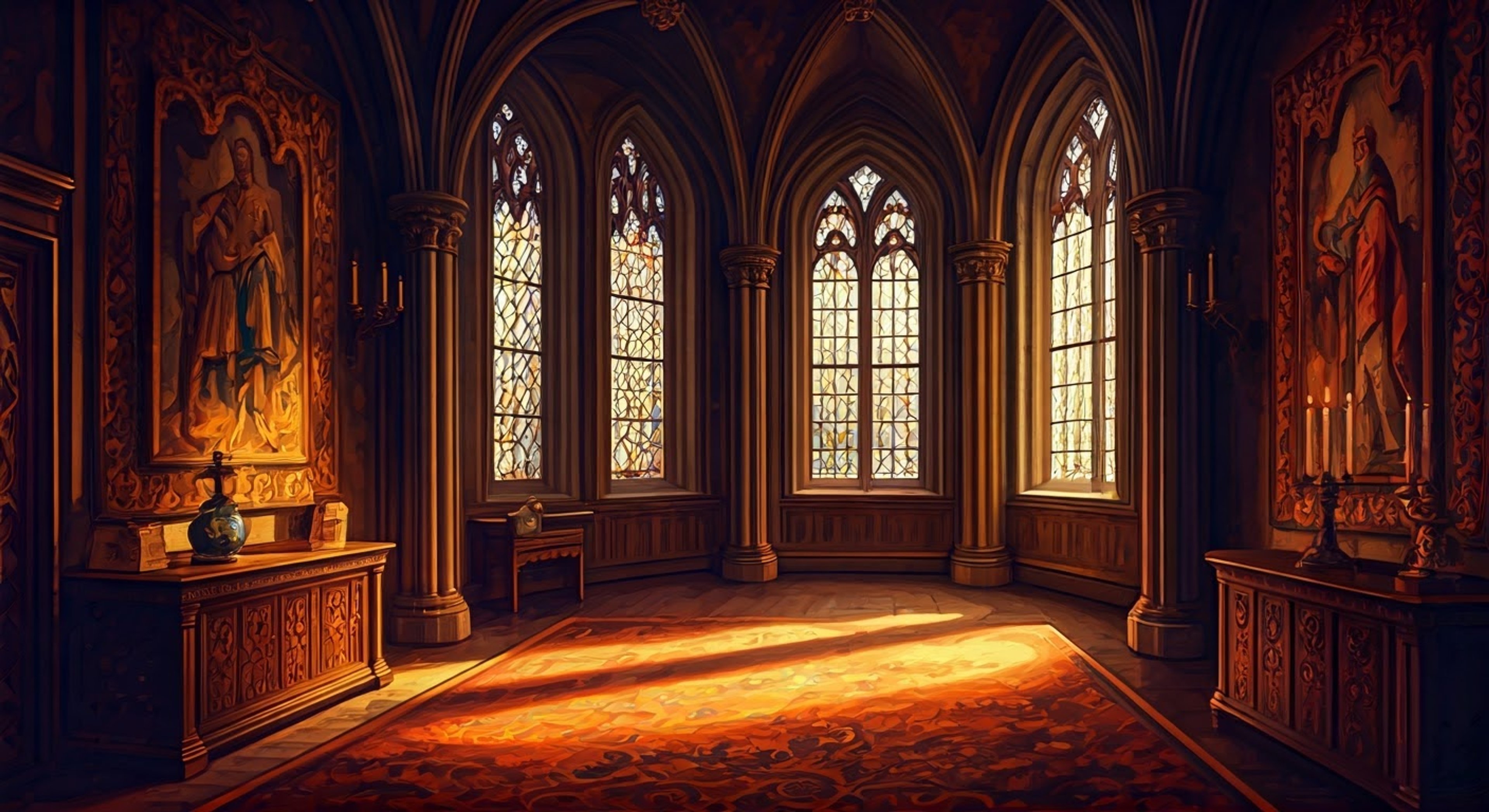 You find yourself in Eleanor's royal court as her trusted advisor during a time of political tension between France and England. The queen seeks to outmaneuver her rivals through wit and cunning rather than brute force. She requires your counsel to navigate the complex web of medieval politics and secure her position of power.