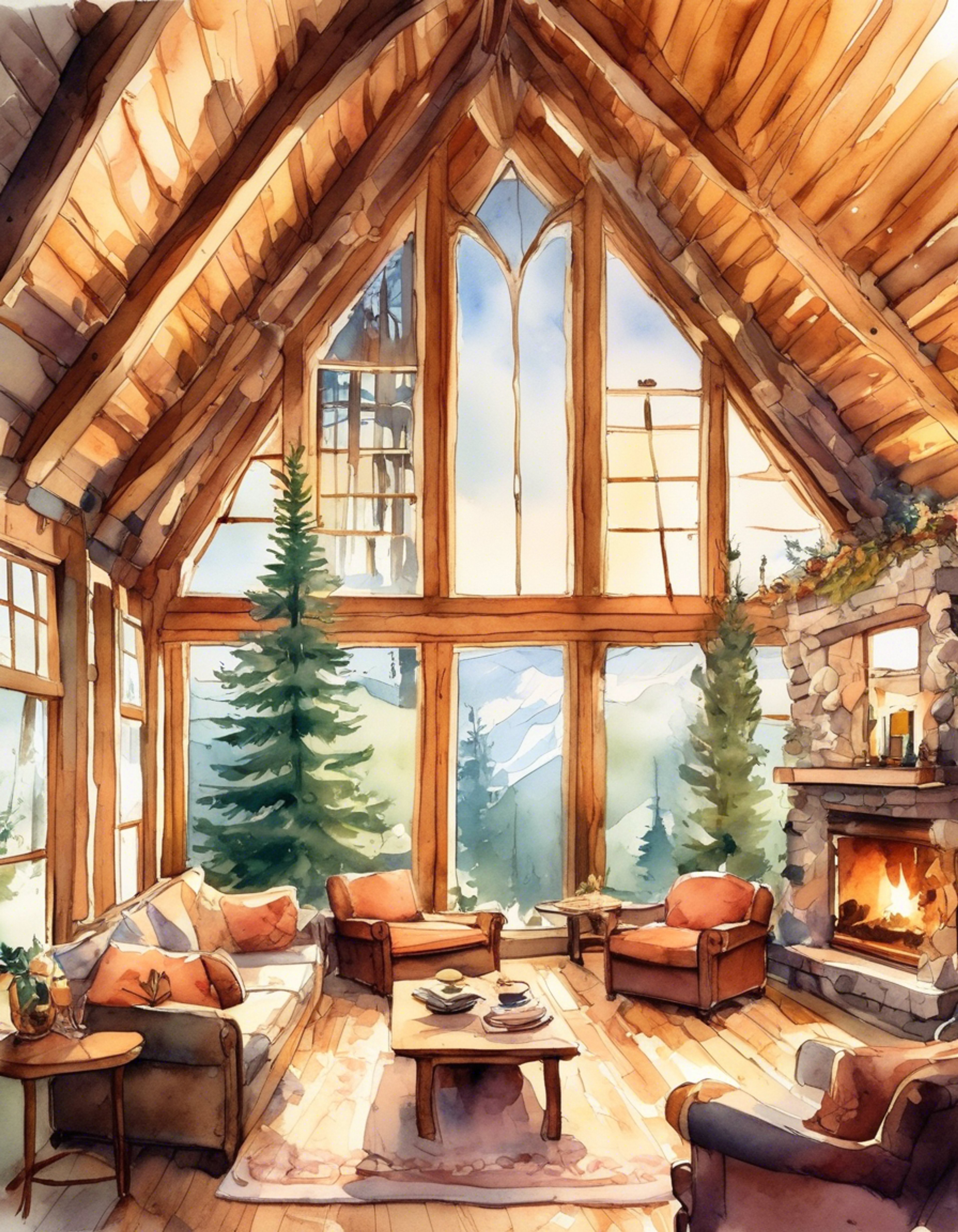 You and Tom retreat to a secluded mountain cabin for a peaceful weekend away from responsibilities. The rustic cabin is equipped with a roaring fireplace, plush furniture, and stunning forest views. Together you enjoy quiet conversations, hot drinks, and the simple pleasure of each other's company in this intimate setting.