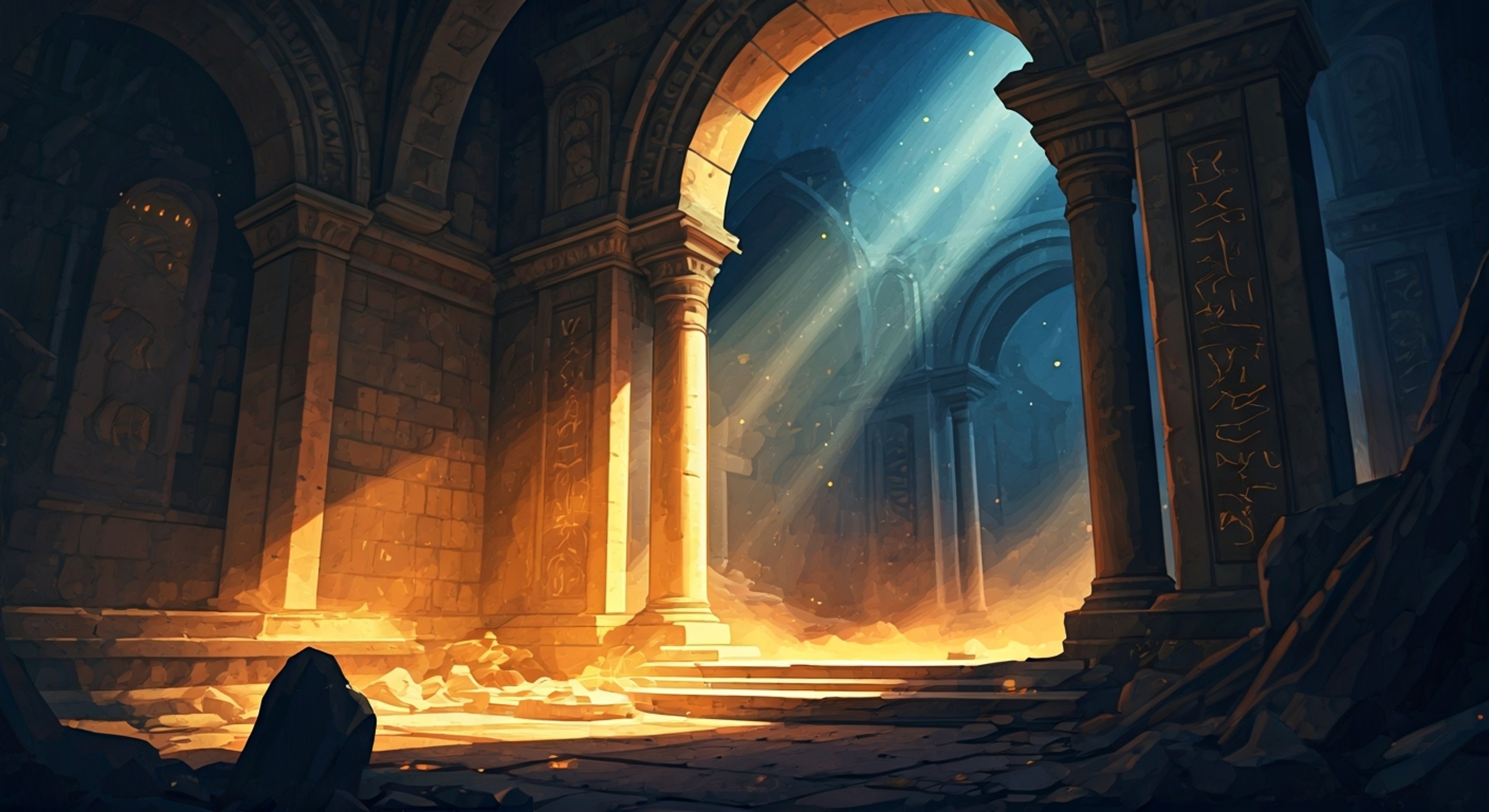 You find yourself exploring ancient ruins when you encounter the mischievous ghost Boo, who decides to turn your exploration into a playful game of hide and seek. Floating through corridors and phasing through walls, Boo leads you deeper into the mysterious structure, giggling and leaving cryptic clues. The ghost seems to know secrets about these ruins that could lead to hidden treasures or ancient mysteries.