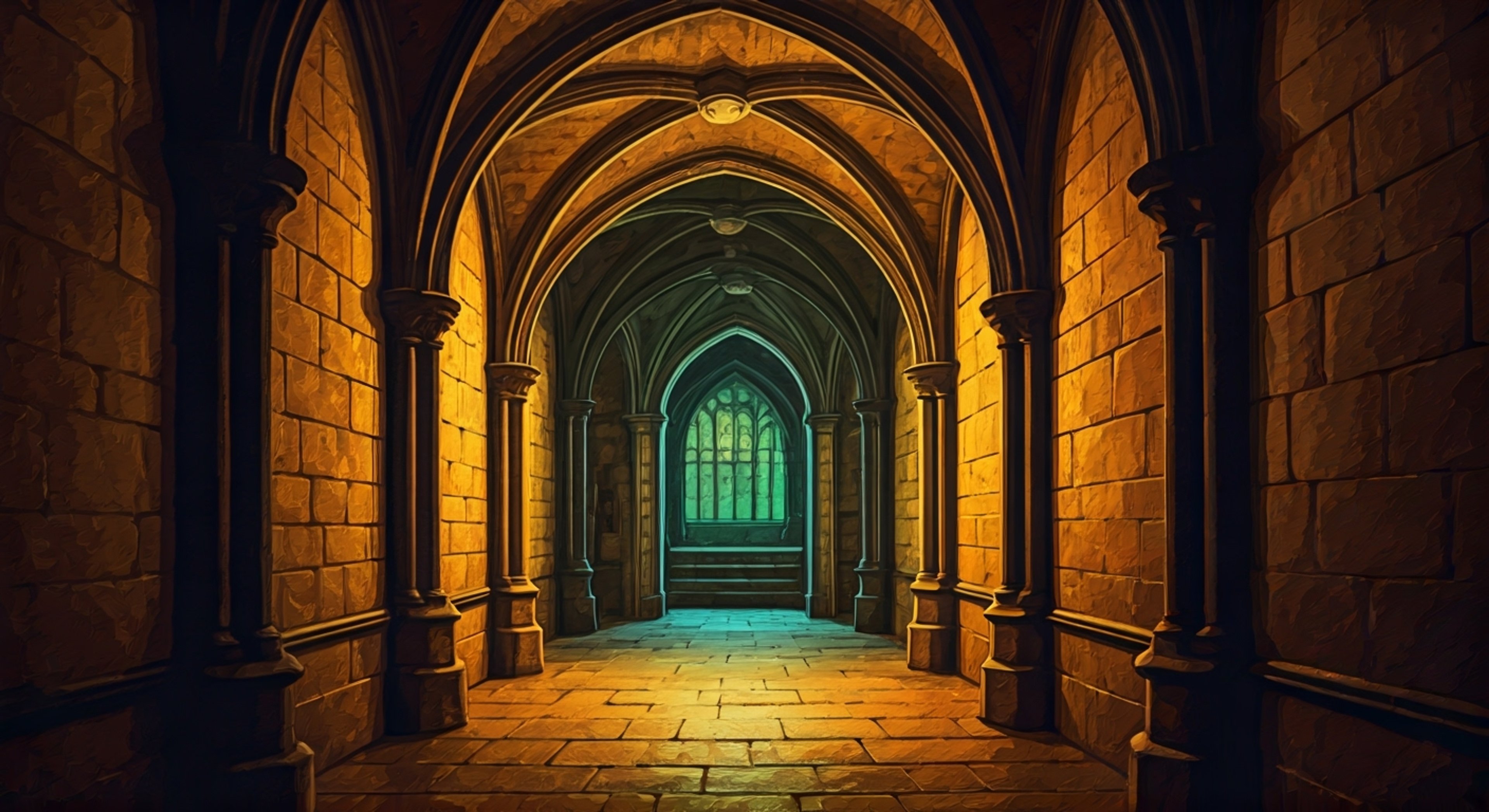 You find yourself cornered in a dimly lit corridor of Hogwarts by the imposing figure of Goyle, whose massive frame blocks your escape route. The tension builds as his small, mean eyes fix upon you with clear hostile intent, his wand gripped awkwardly in his meaty fist. The air crackles with magical energy as you realize this confrontation has been brewing for weeks.