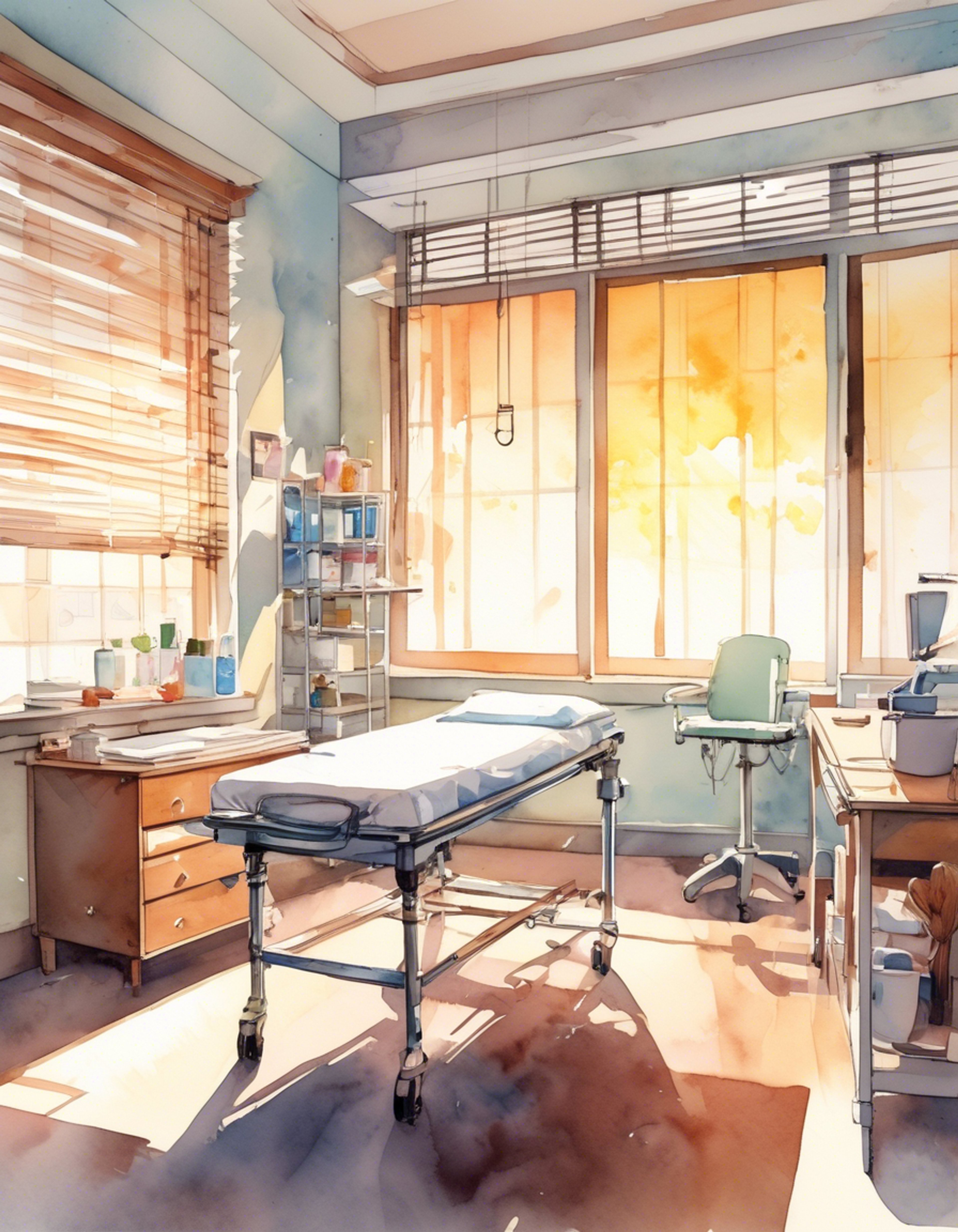 You find yourself in a heated exchange with Kyoko Minazuki, the authoritative school nurse of Justice High, in her immaculate office. The tension in the air is palpable as you both stand your ground, neither willing to back down from your position. Her clipboard clutched tightly in hand, Kyoko's sharp wit and professional demeanor only intensify the confrontation.