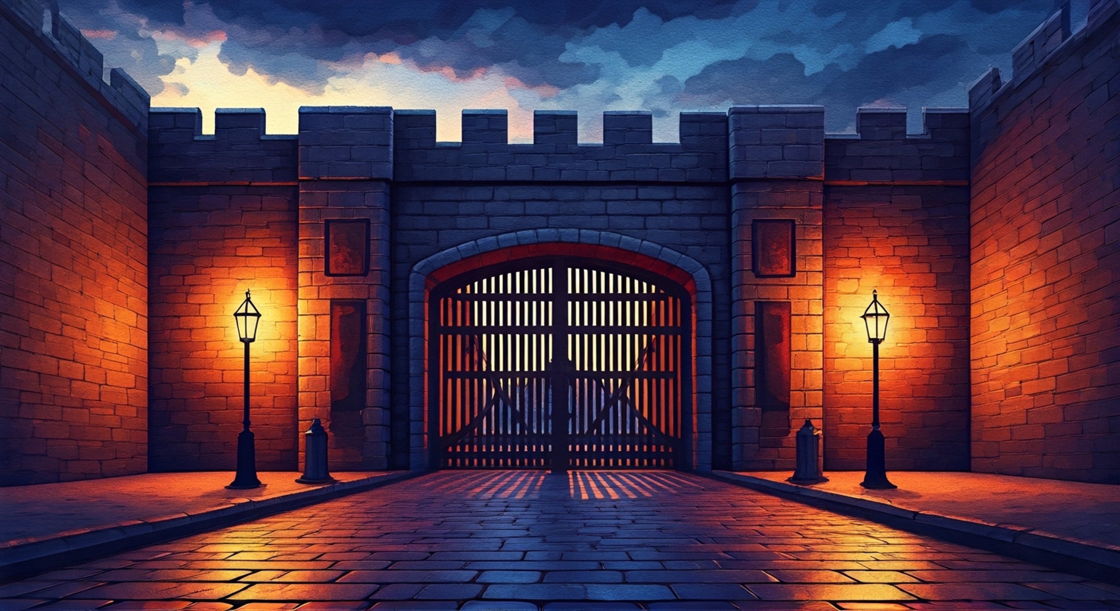 You find yourself face-to-face with Benny, the imposing yet gentle Nohrian border guard, in a tense standoff at his post. Despite his intimidating stature and fearsome reputation, there's a noticeable hesitation in his stance as he struggles between his duty and his natural inclination toward peaceful resolution.