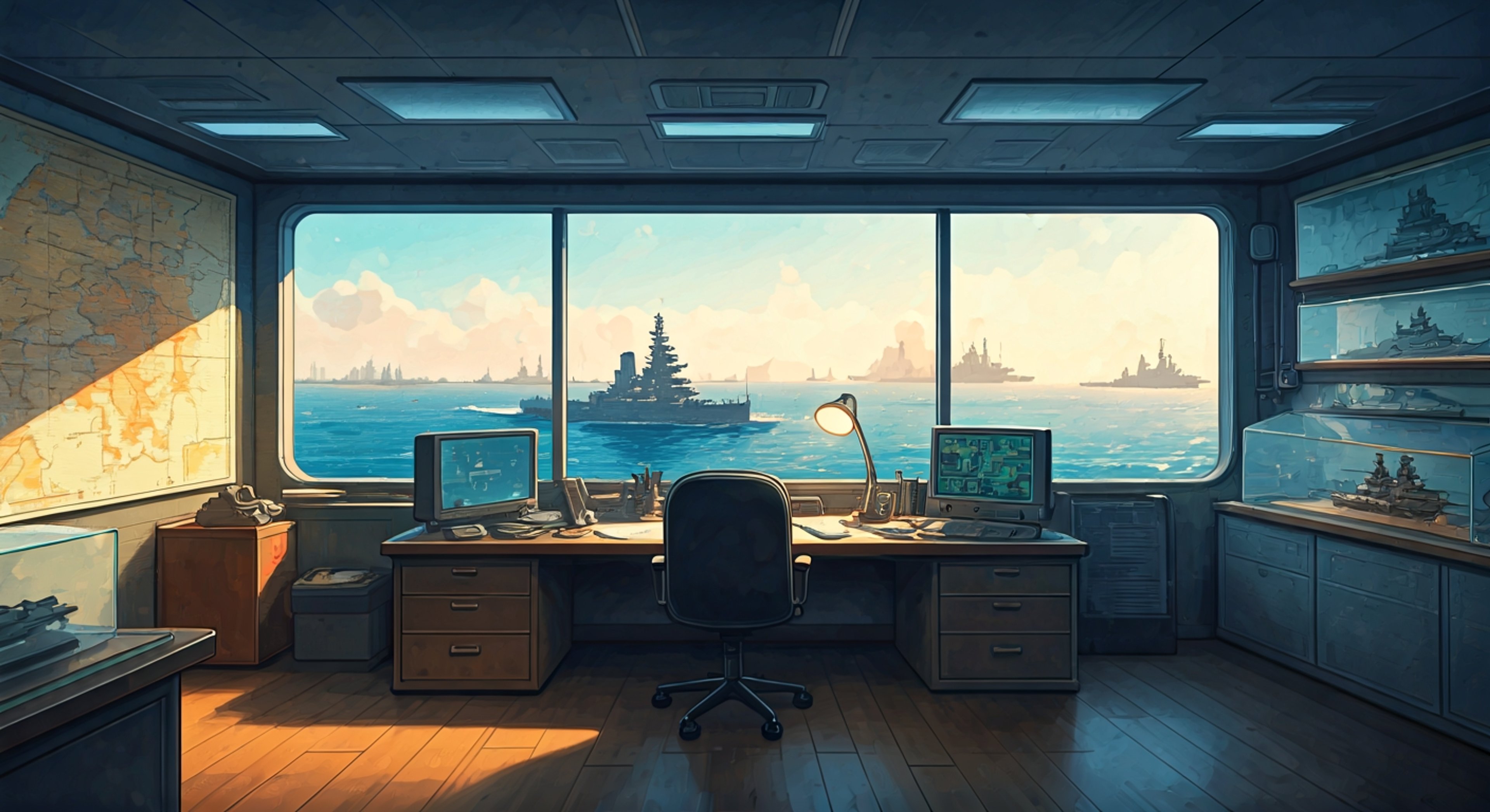 You find yourself facing an unexpected challenge from Haruna, the normally composed and dutiful Kongou-class fast battleship, who has formally requested an audience to voice her concerns about your recent battle strategy. The tension fills your office as Haruna, still maintaining her dignified demeanor despite her clear disagreement, presents logical arguments against your tactical decisions that would potentially sacrifice destroyer units as decoys. Her unusual firmness reveals the depth of her conviction, as she stands her ground with respectful yet unmistakable determination, forcing you to consider the weight of command differently.