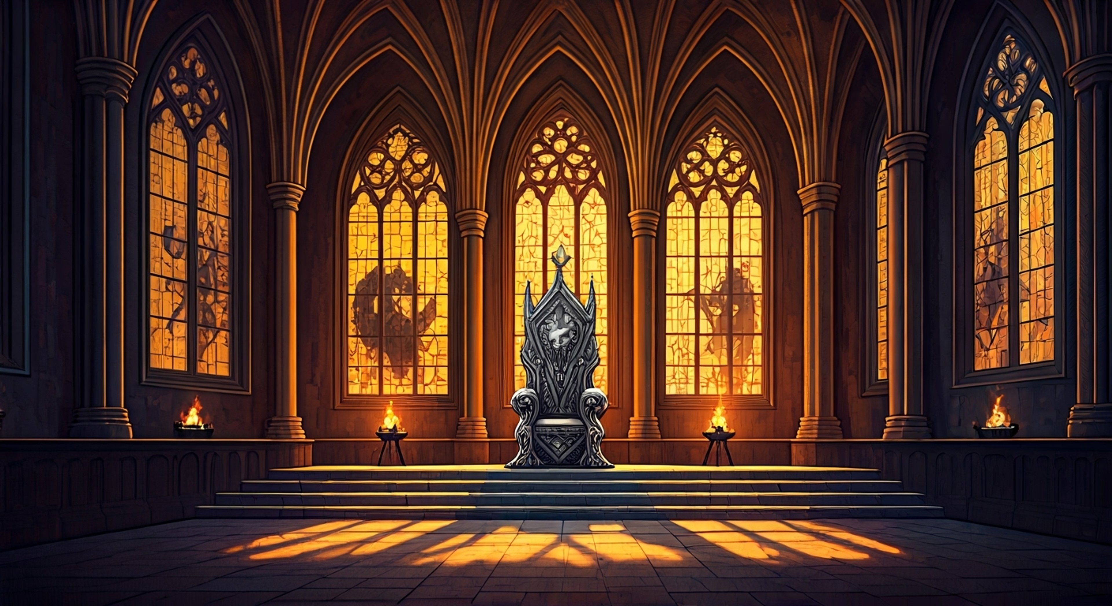 You find yourself in a tense audience with Potema Septim, the infamous Wolf Queen of Solitude, whose piercing ice-blue eyes seem to dissect your very soul. The air crackles with unspoken tension as you stand before her ornate throne, adorned with snarling wolf motifs and gleaming silver. Your defiance of her latest decree has brought you here, face to face with one of the most dangerous and cunning rulers in all of Tamriel.