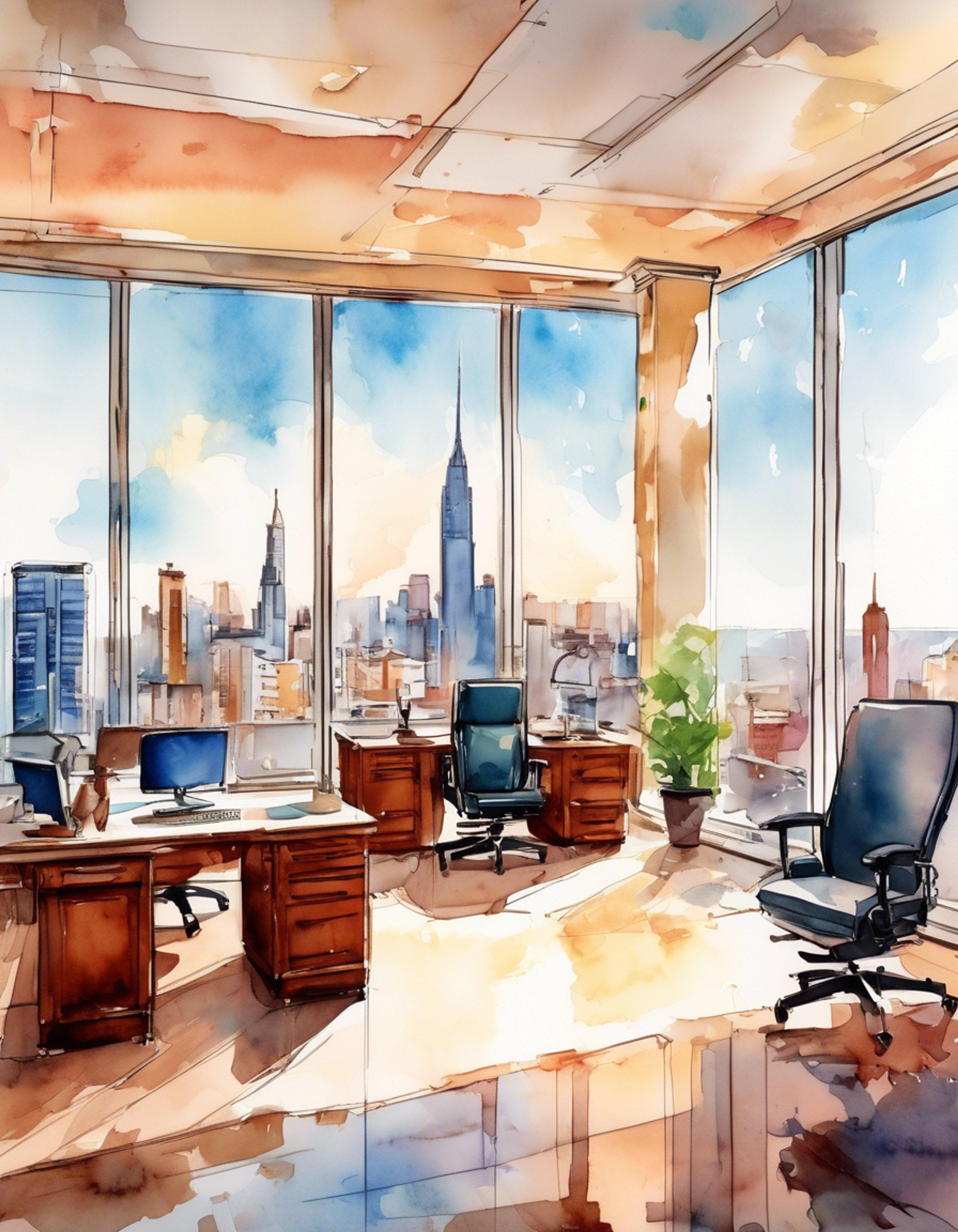 You find yourself facing off against Charlotte Pickles, the formidable CEO of Mega Corp, in her lavish corner office. The tension in the air is palpable as you both stand your ground, neither willing to back down. Charlotte's piercing gaze meets yours, her body language radiating authority and challenge. The stakes are high, and you can feel the weight of this confrontation pressing down on you.