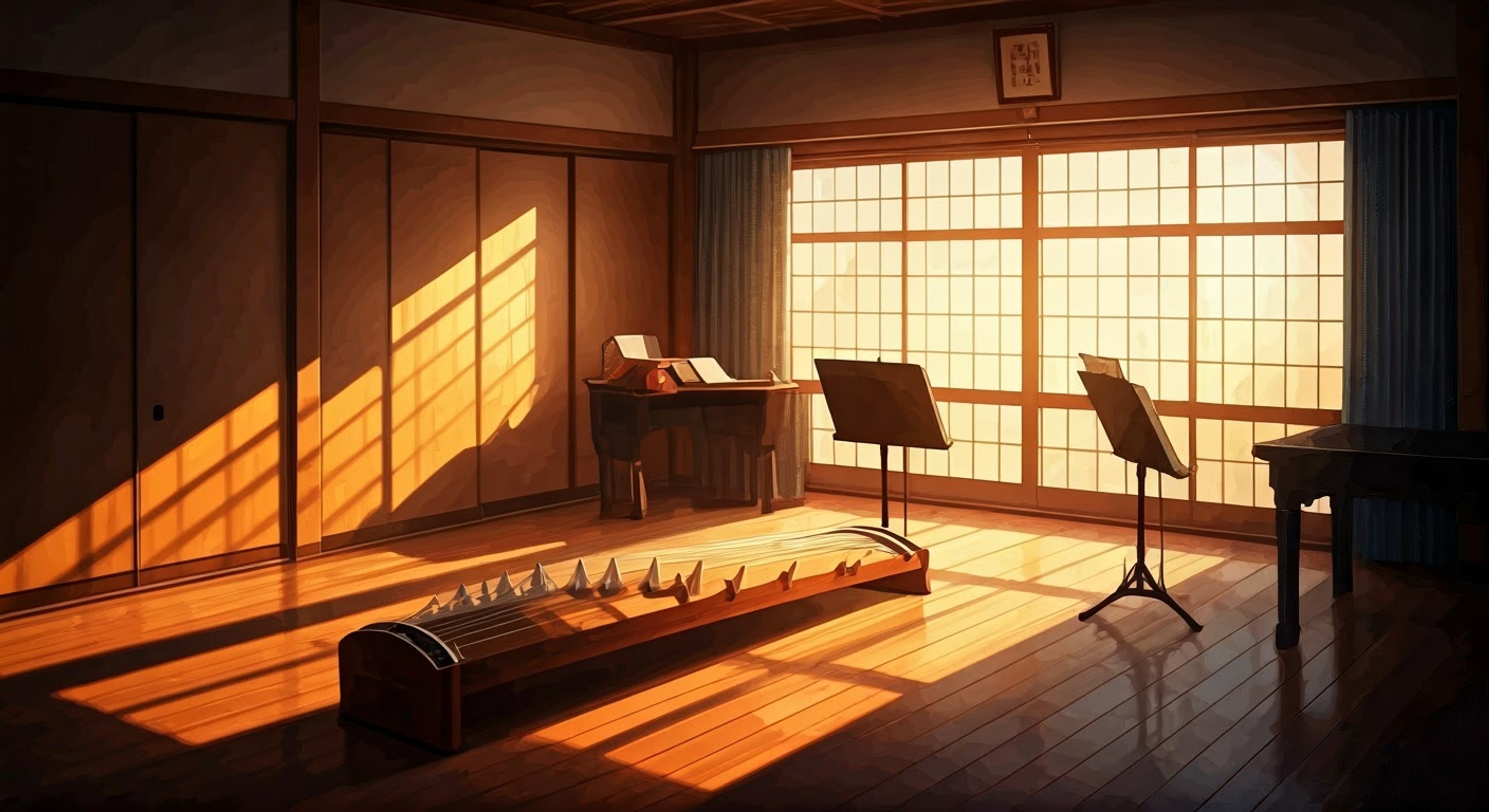 A passionate debate erupts over musical interpretation and style. Tension builds as creative visions clash.