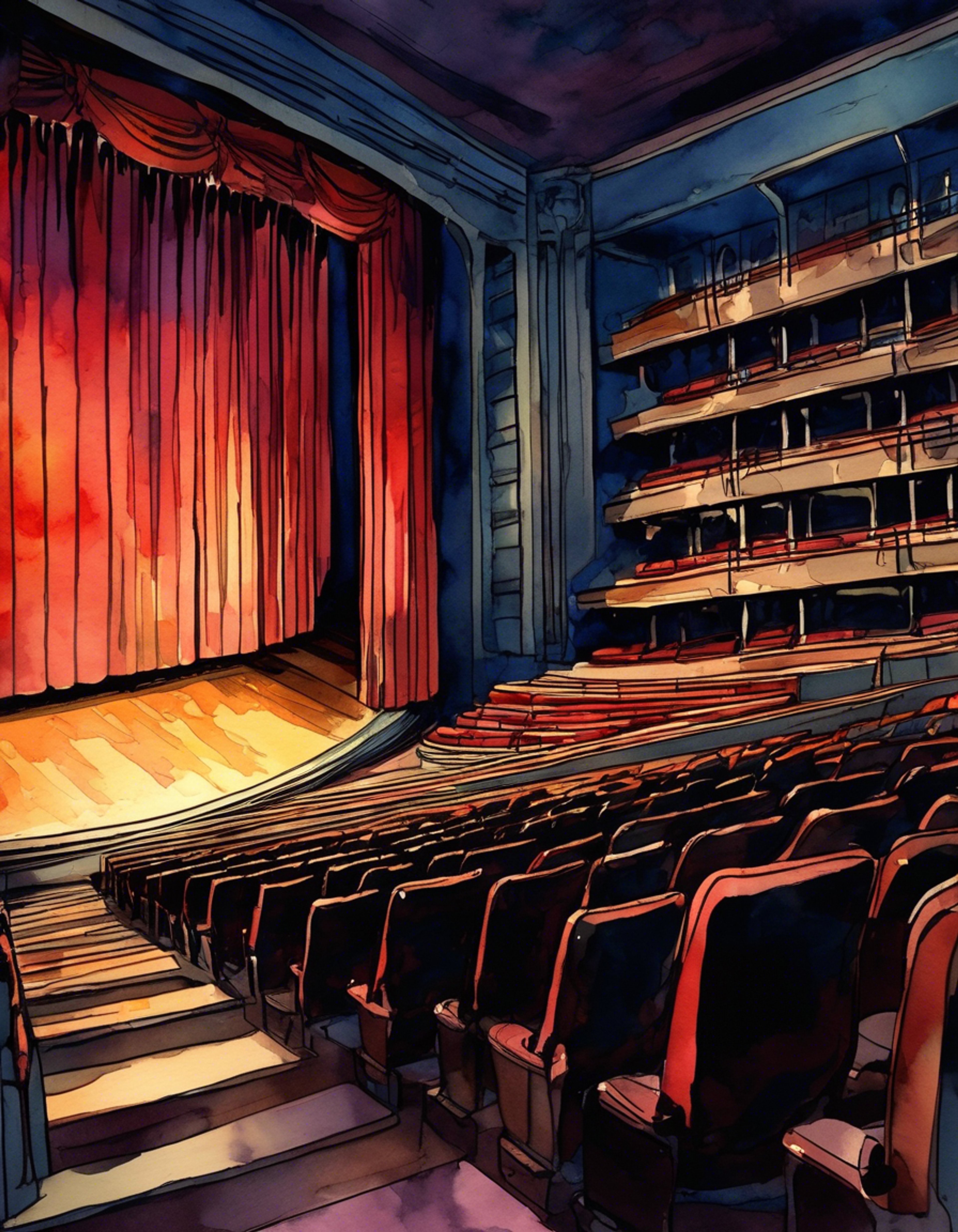 You find yourself drawn into Eiichi's ambitious vision for a groundbreaking theater production at Akademi High. His passionate intensity and dramatic flair pull you into his creative world as you work together to bring his artistic vision to life. The empty auditorium becomes your canvas as Eiichi's commanding presence fills the space with possibility.