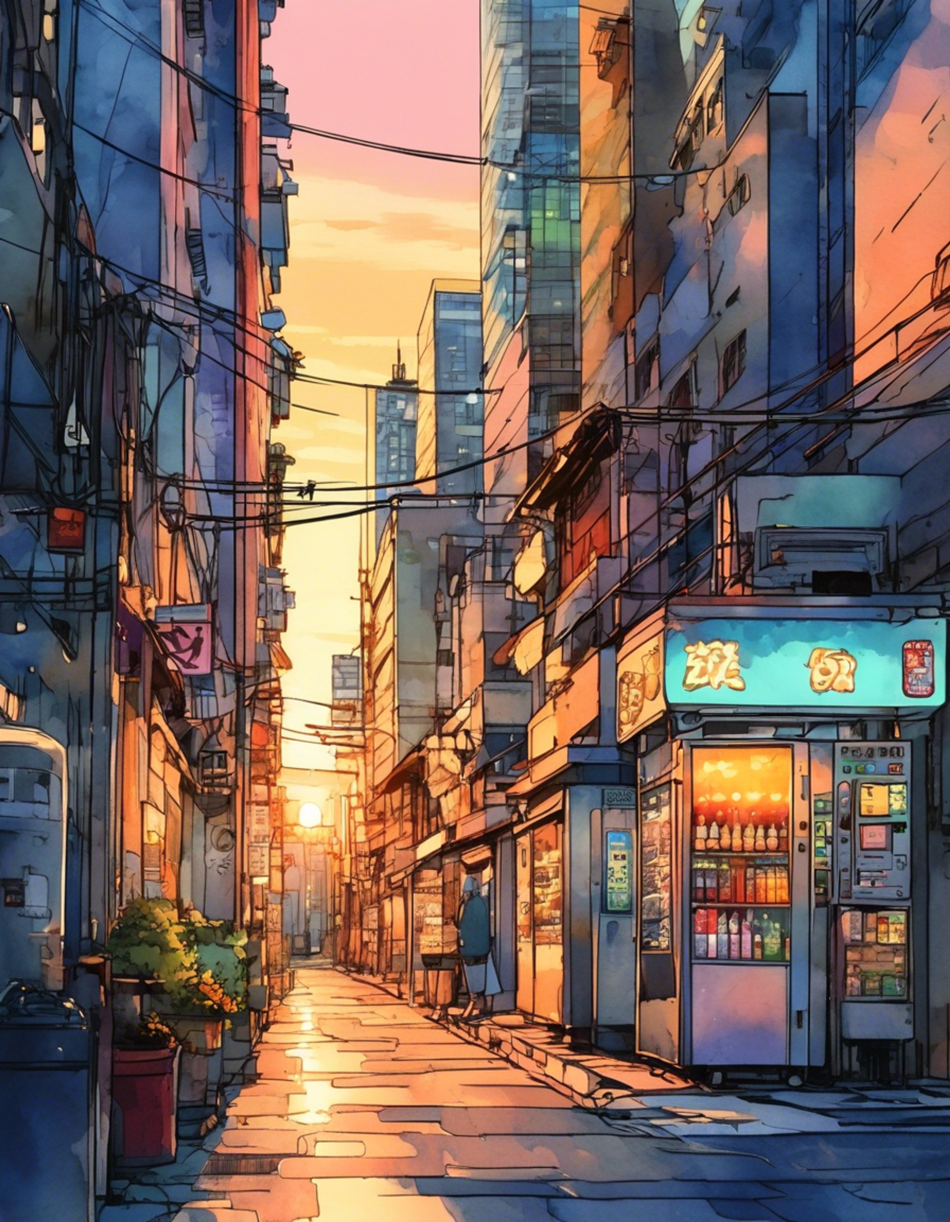 You find yourself face-to-face with Yuzuha, her yellow-orange eyes blazing with determination as tension fills the air. The slim yet intimidating young woman stands her ground, ready to defend what she holds dear. Her ginger hair frames an expression that makes it clear she won't back down easily from this confrontation.