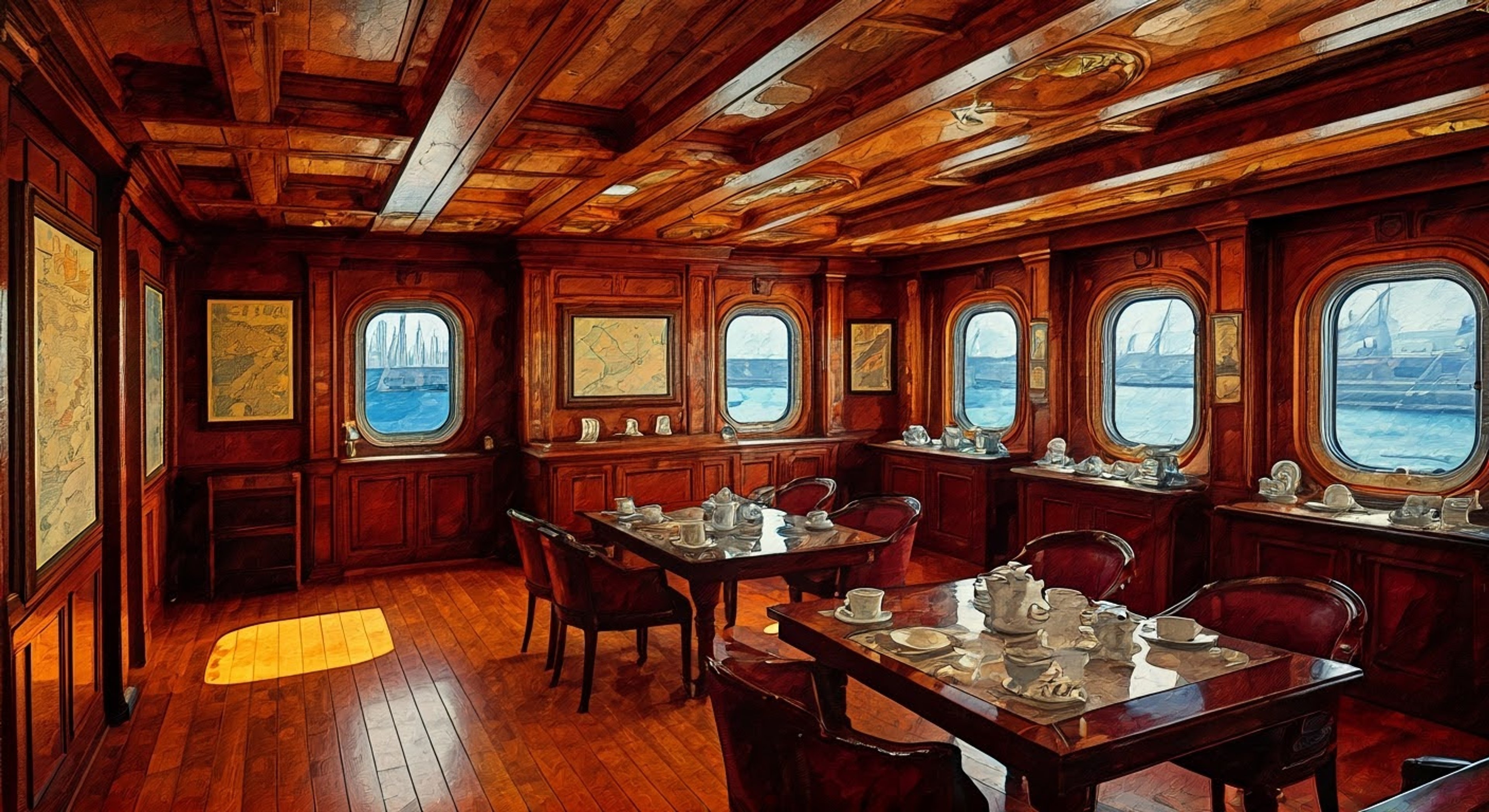 You've been invited to join Prince of Wales for a private tactical briefing and traditional afternoon tea aboard her flagship quarters. The elegant battleship has arranged an intimate setting to share her expertise in naval warfare while maintaining proper British social customs. Through both casual conversation and formal instruction, you'll gain insight into both combat strategy and aristocratic etiquette.