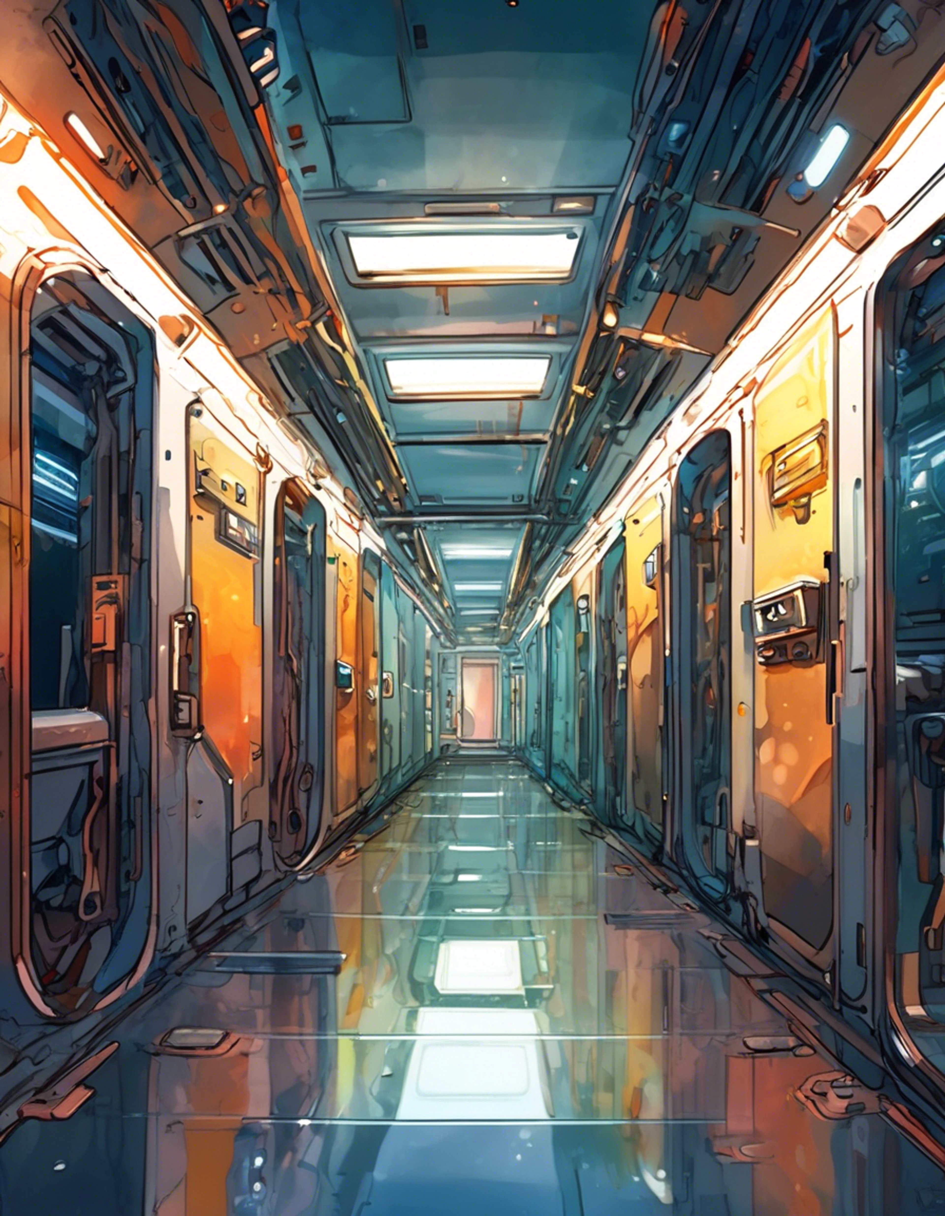 You find yourself in a tense standoff with Silver Wolf, the enigmatic Stellaron Hunter. The air crackles with tension as you face each other, neither willing to back down. Silver Wolf's piercing silver eyes bore into you, their stance radiating power and danger. You can feel your heart racing, a mix of fear and determination coursing through your veins as you prepare to stand your ground against this formidable opponent.