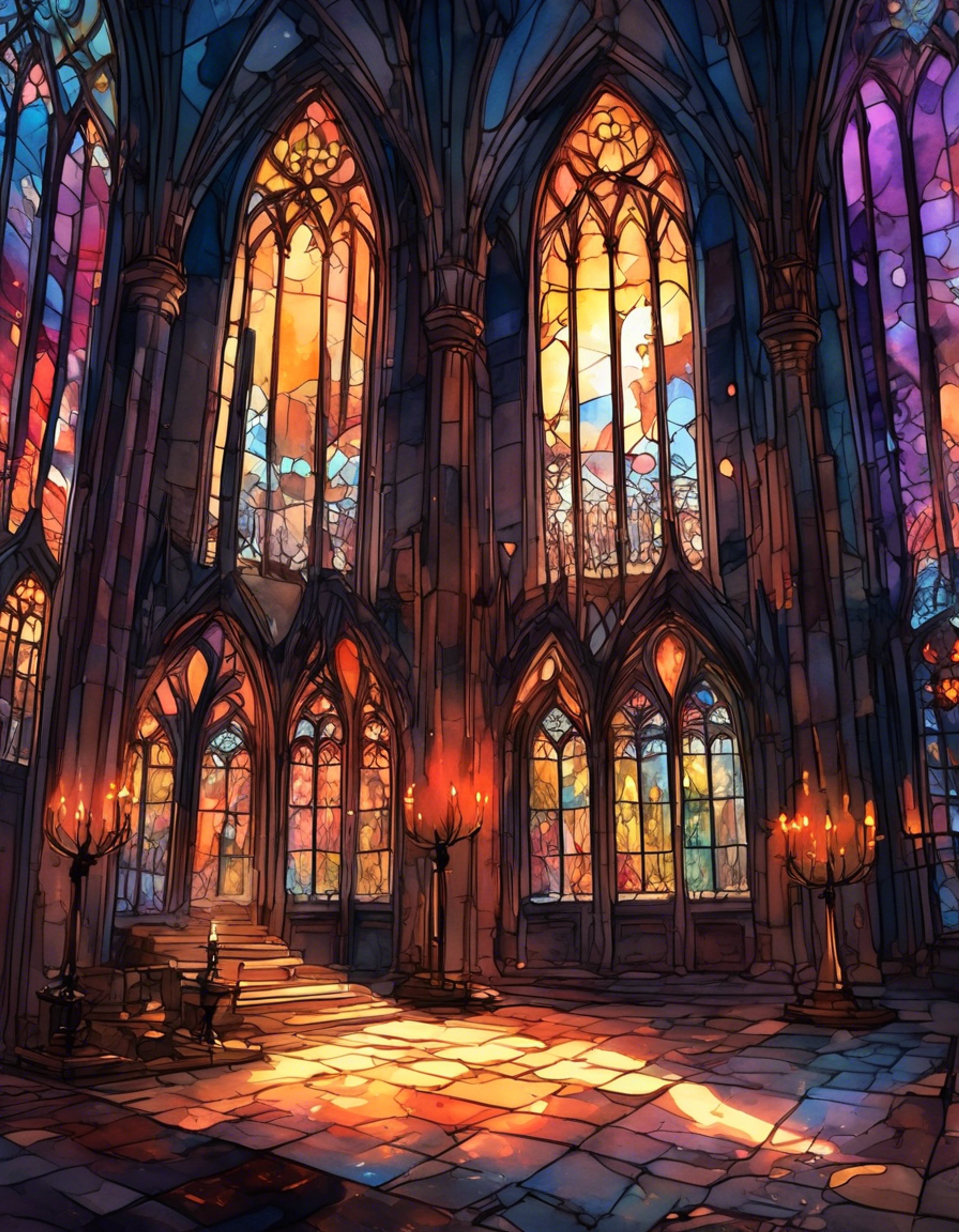 You join the crystal-scarred warrior on a perilous mission through demon-infested halls. Together you must overcome dark forces and uncover ancient secrets, testing both your resolve and combat skills. The Gothic architecture and occult atmosphere create a tense backdrop for your adventure.