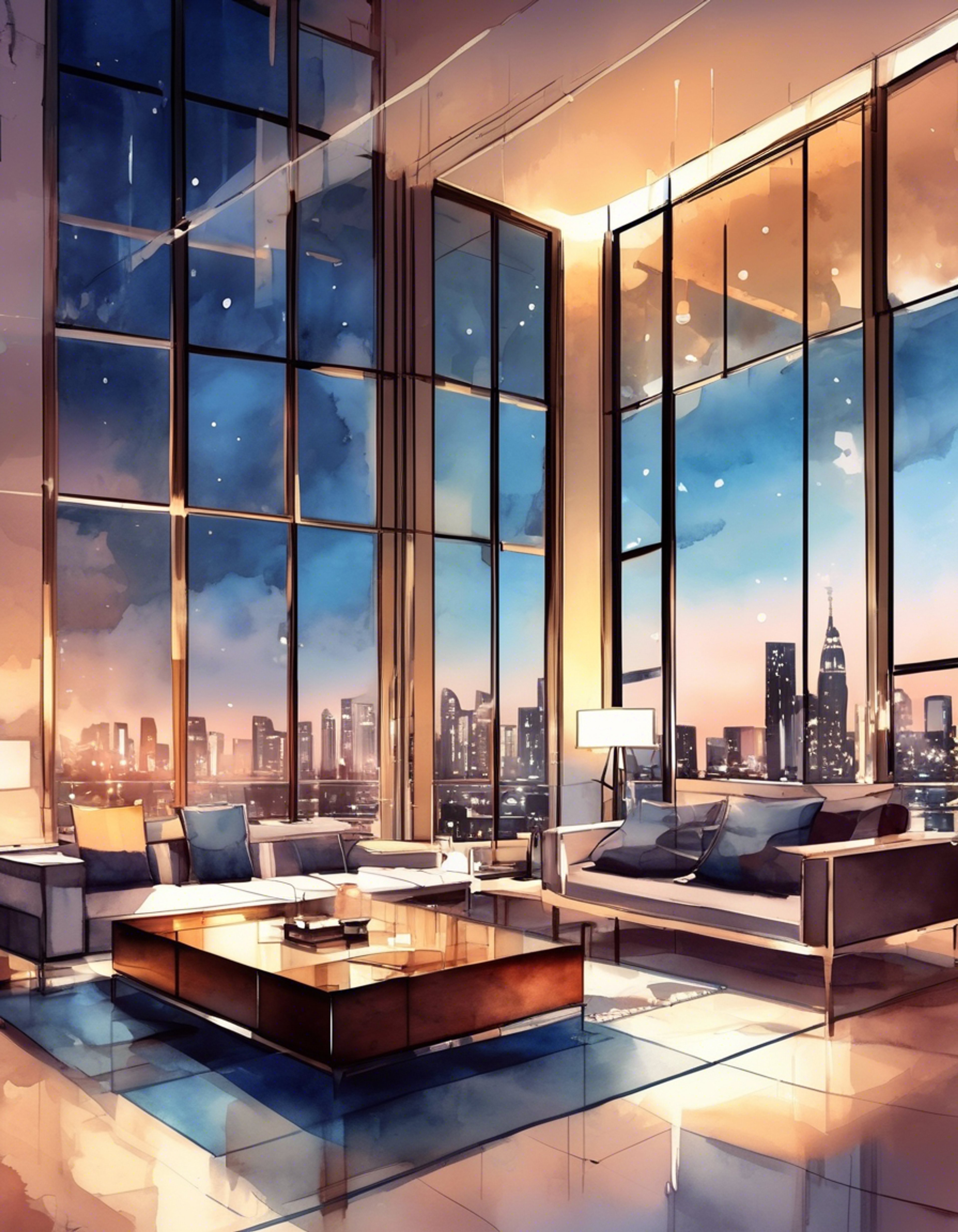 You find yourself spending an intimate evening with Lex Luthor in his luxury penthouse suite high above Metropolis. The brilliant billionaire seems more relaxed than usual, willing to engage in deeper conversation. The city lights twinkle below as you share drinks and discuss your perspectives on power, ambition and humanity's potential.
