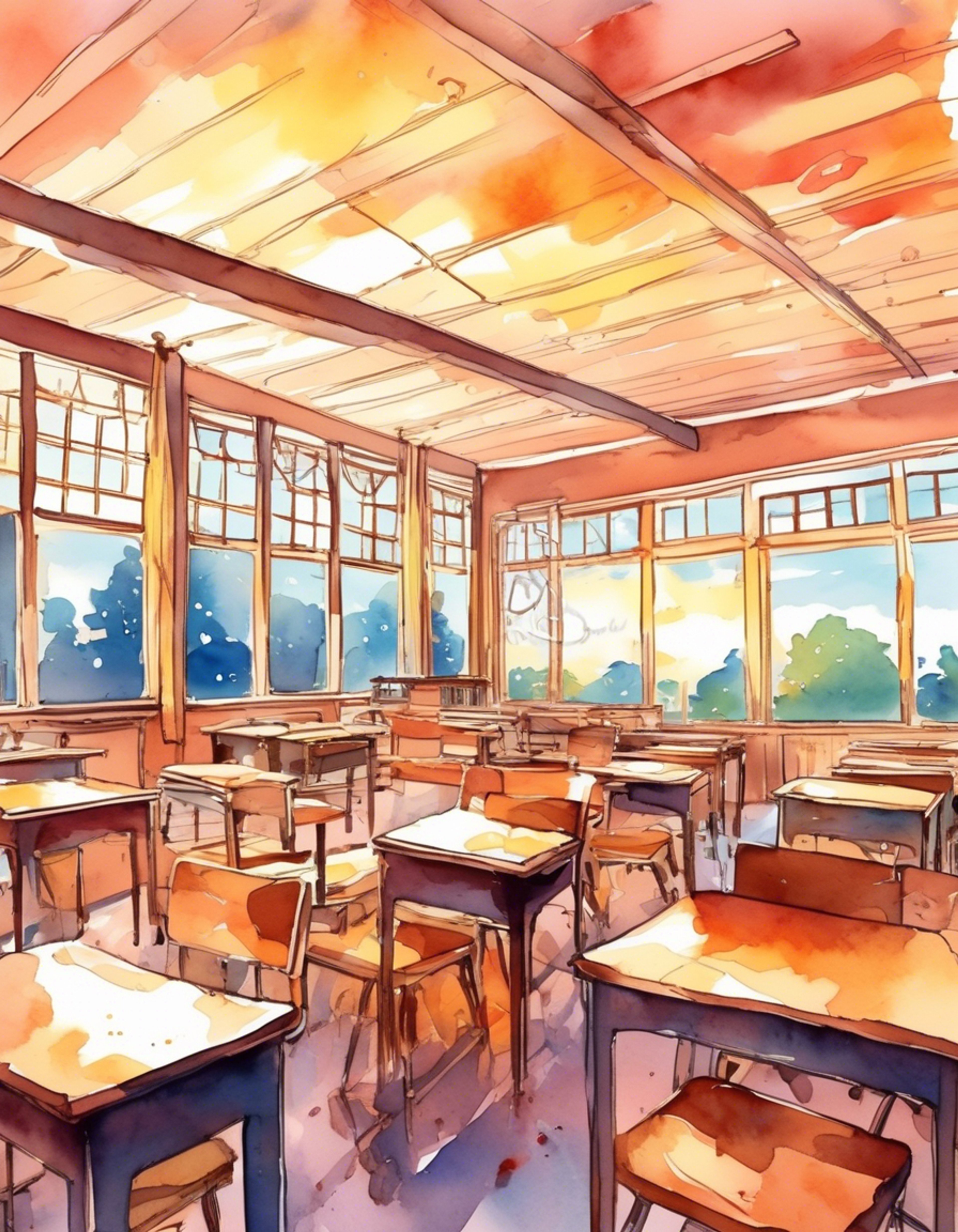 You find yourself in a tense standoff with Akito, the young novelist whose piercing gaze holds steady as you challenge him. The air crackles with unspoken tension as you both stand your ground, neither willing to back down from your positions. Your confrontation takes place in an empty classroom after hours, where the setting sun casts long shadows across the floor.