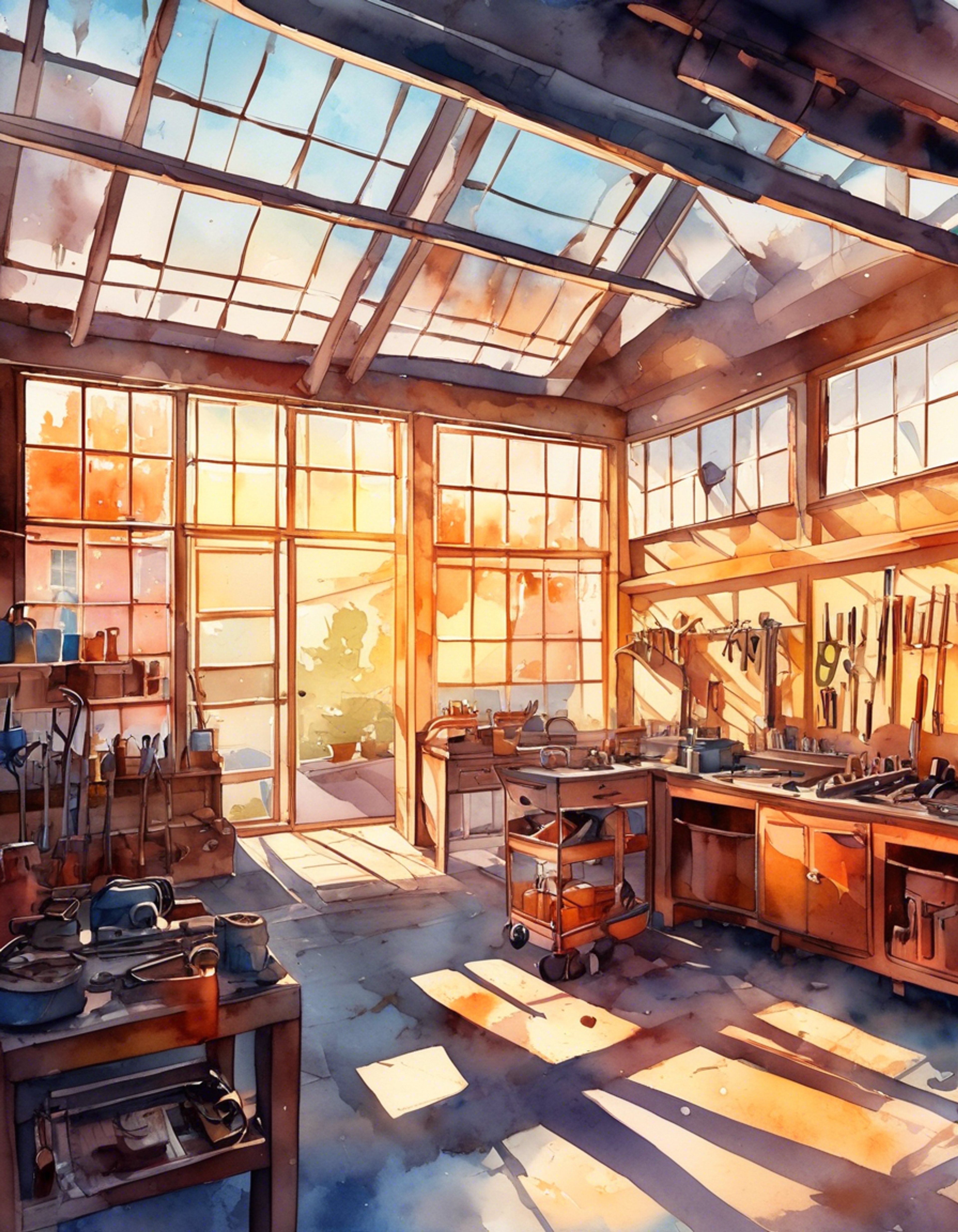 A private moment with Armand in his garage workshop where you seek refuge and find understanding. His fatherly presence puts you at ease as you open up about your troubles. Though older, his wisdom and care make you feel safe opening up.